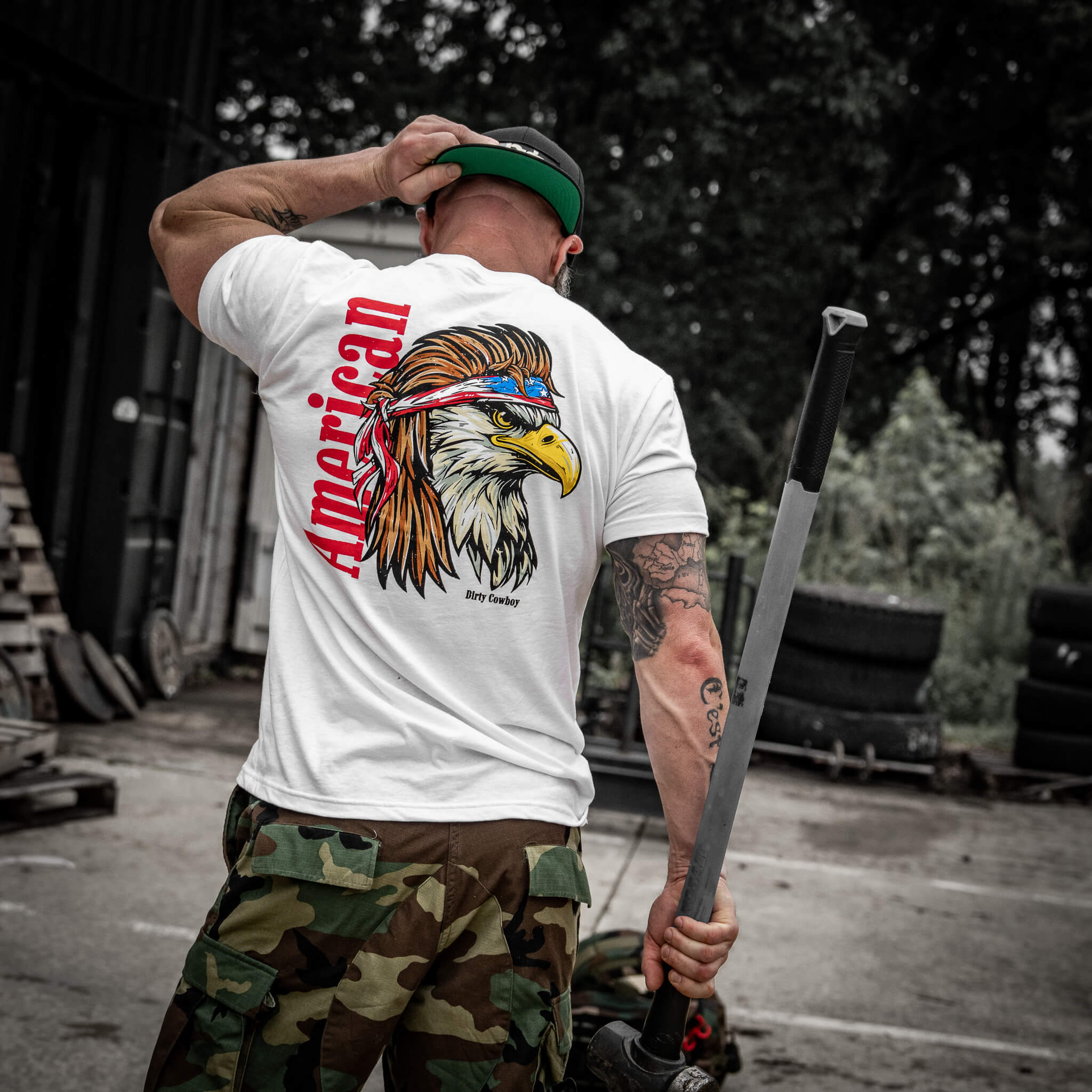 American Eagle Patriotic Men's T-Shirt