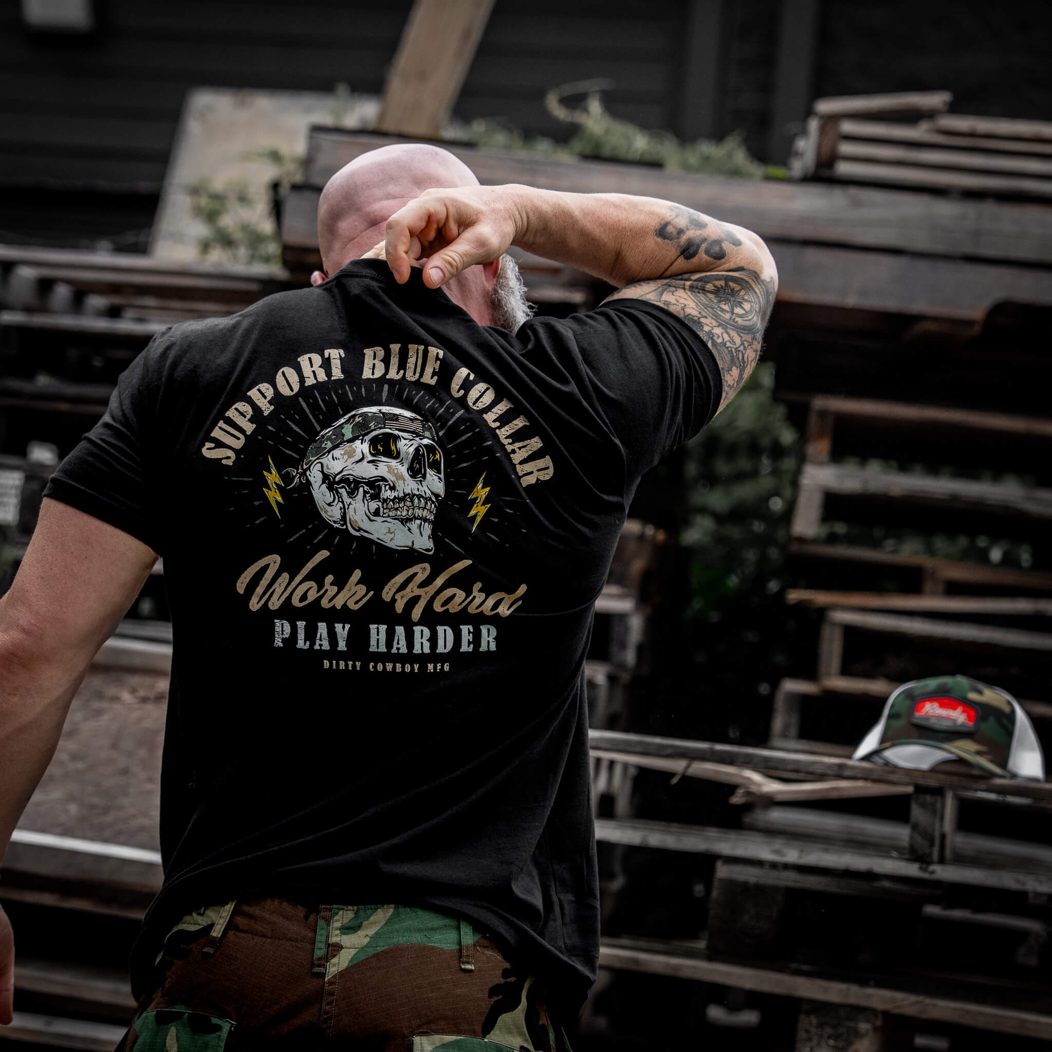 Work Hard Play Harder Men's T-Shirt