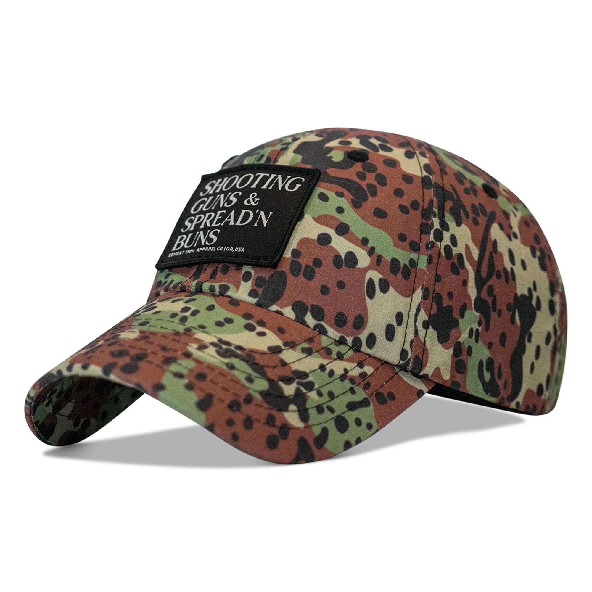 Shooting Guns & Spread'n Buns Patch RipStop Low Pro Mütze