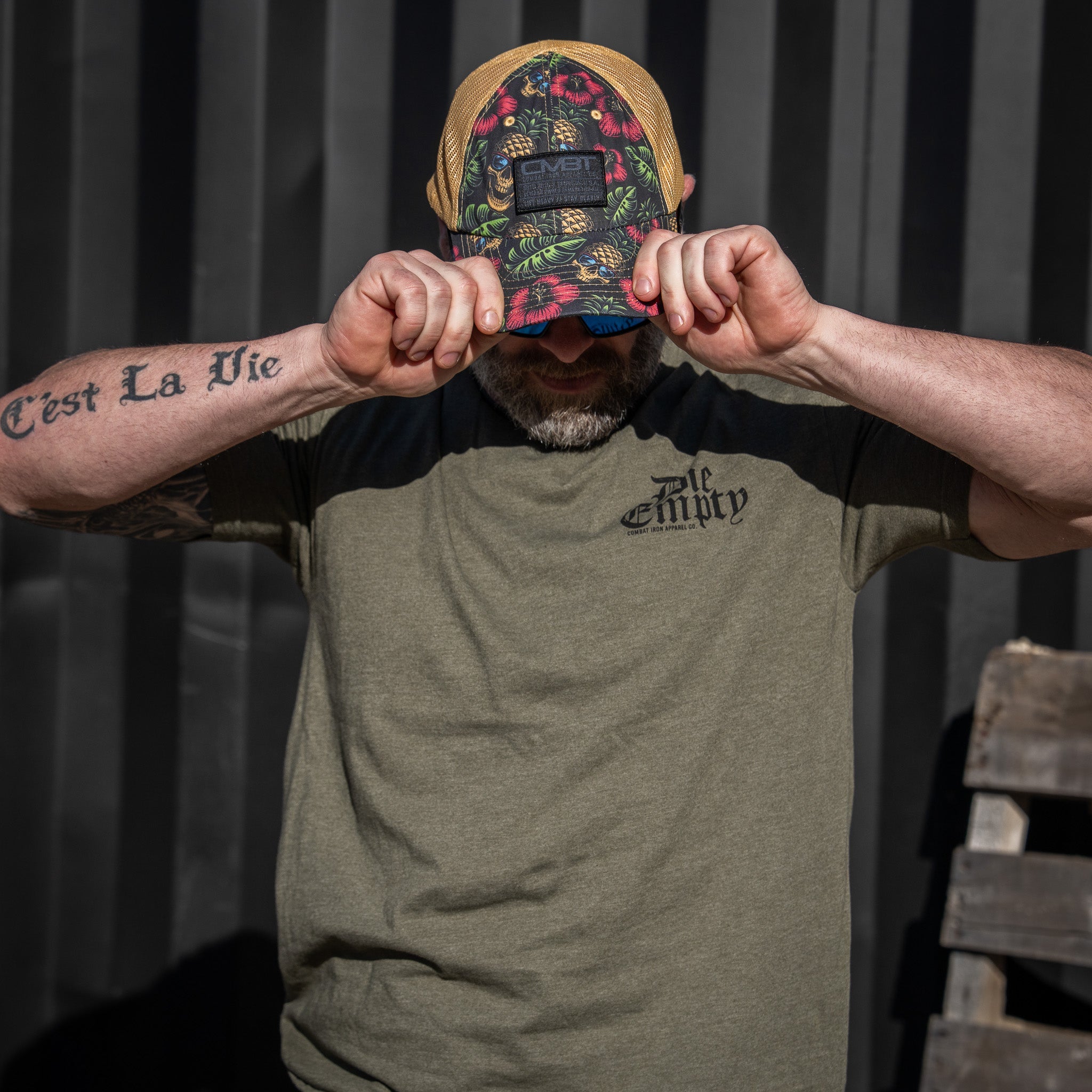 Branded CMBT Low Profile Ripstop Snapback Hat