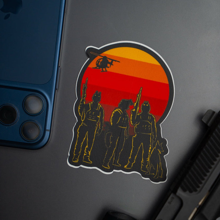 Unity Sunset Sticker