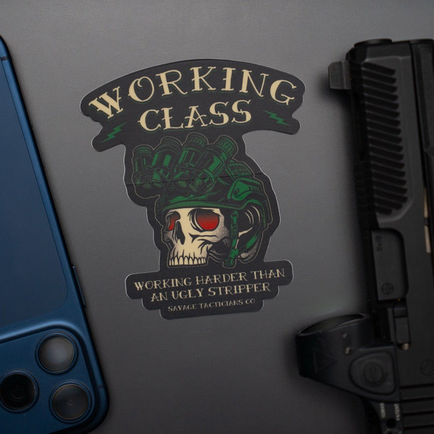 Working Class Sticker