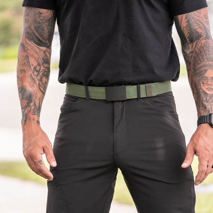 EDC Ratchet Belt - Ranger Green