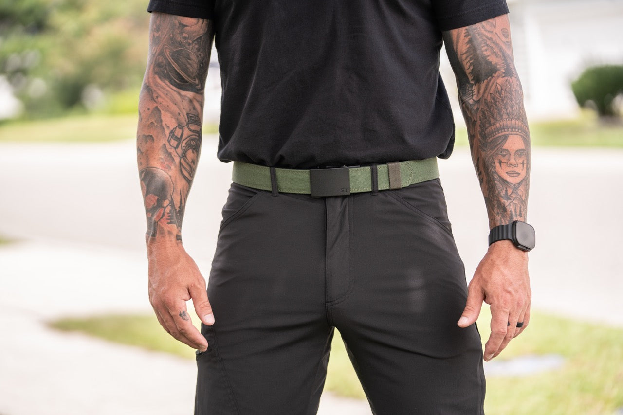 EDC Ratchet Belt - Ranger Green