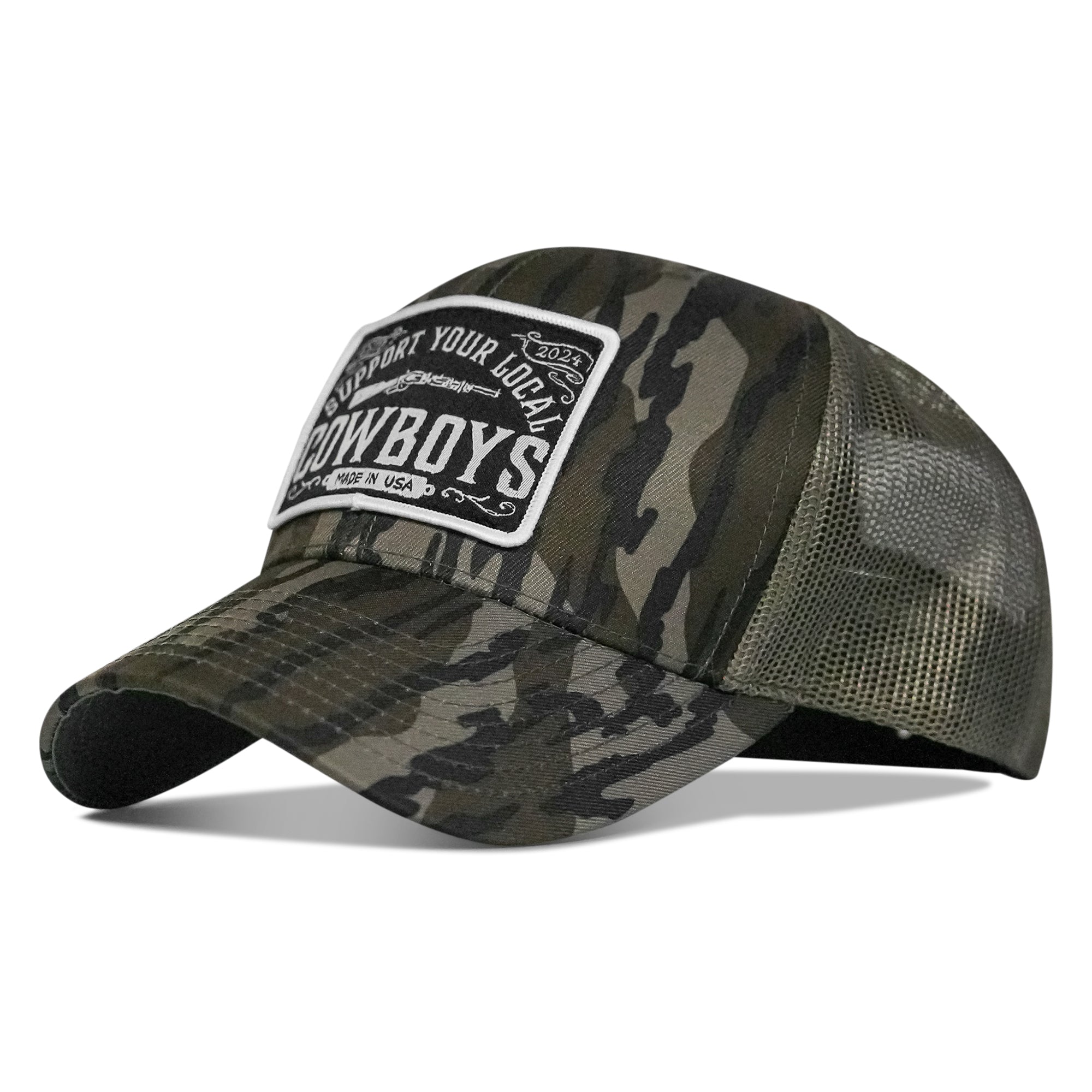 Support Your Local Cowboys Aufnäher Snapback-Kappe