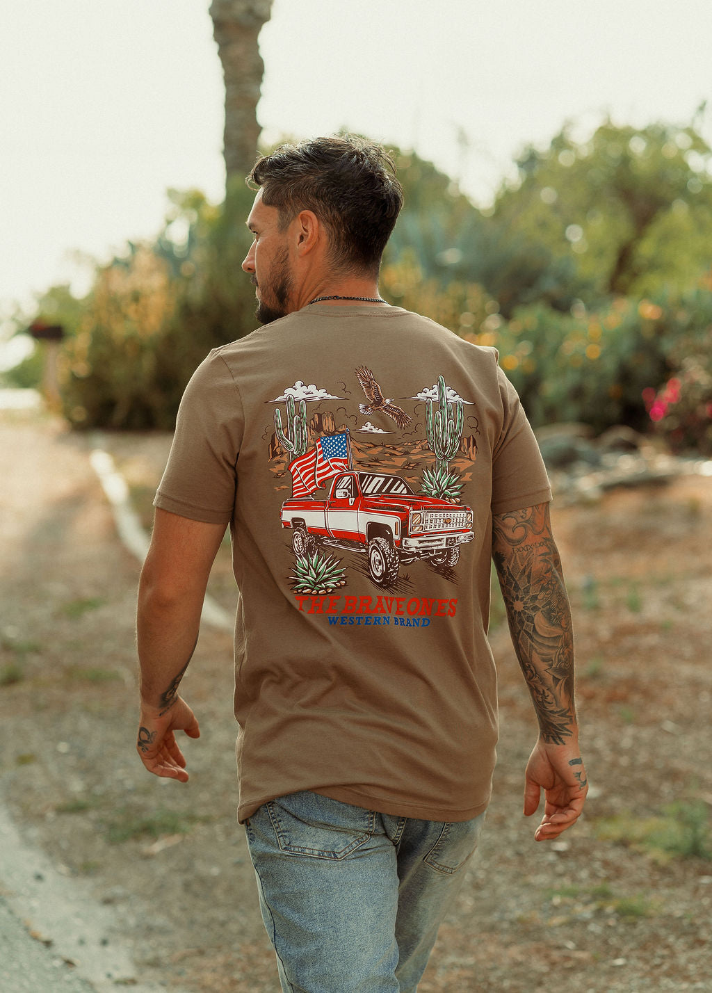 Desert Legend T-Shirt - Brown | The Brave Ones