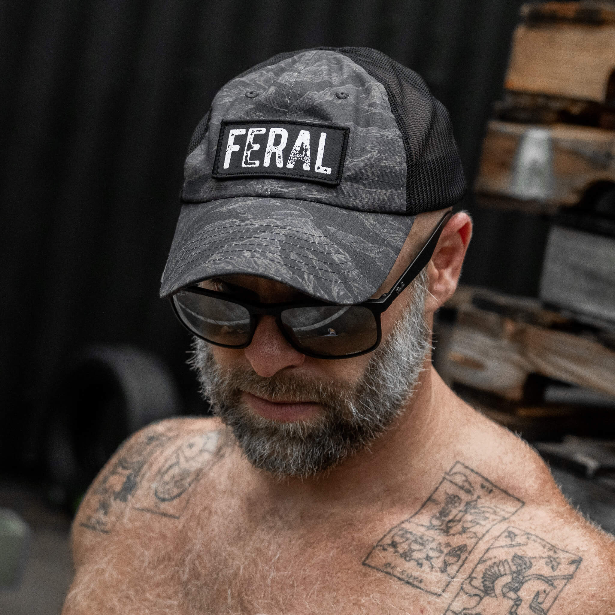 Feral Patch Low Profile RipStop Snapback Hat