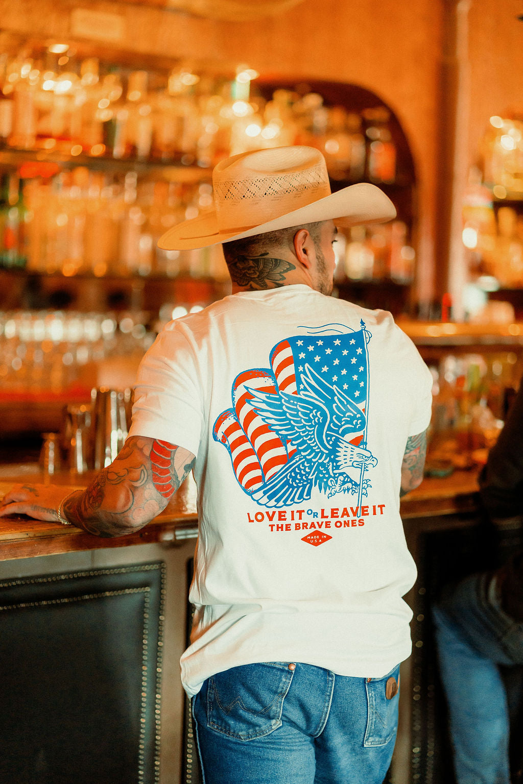 Love It or Leave It T-Shirt II - White | The Brave Ones