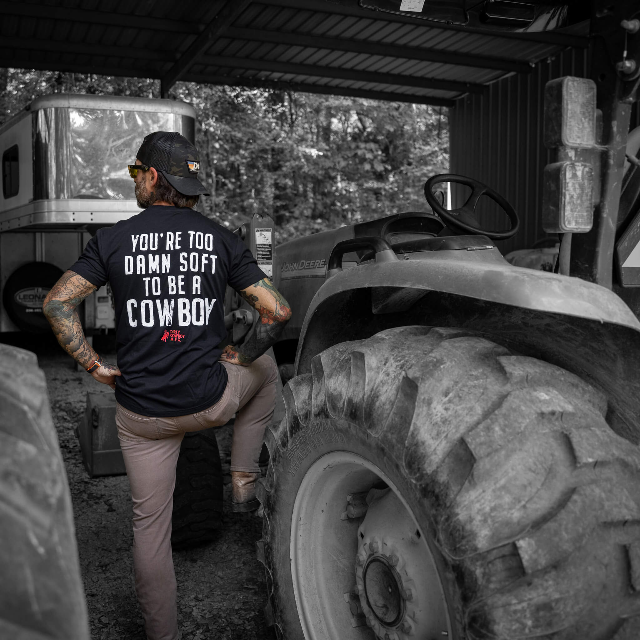 You're Too Damn Soft To Be A Cowboy Men's T-Shirt