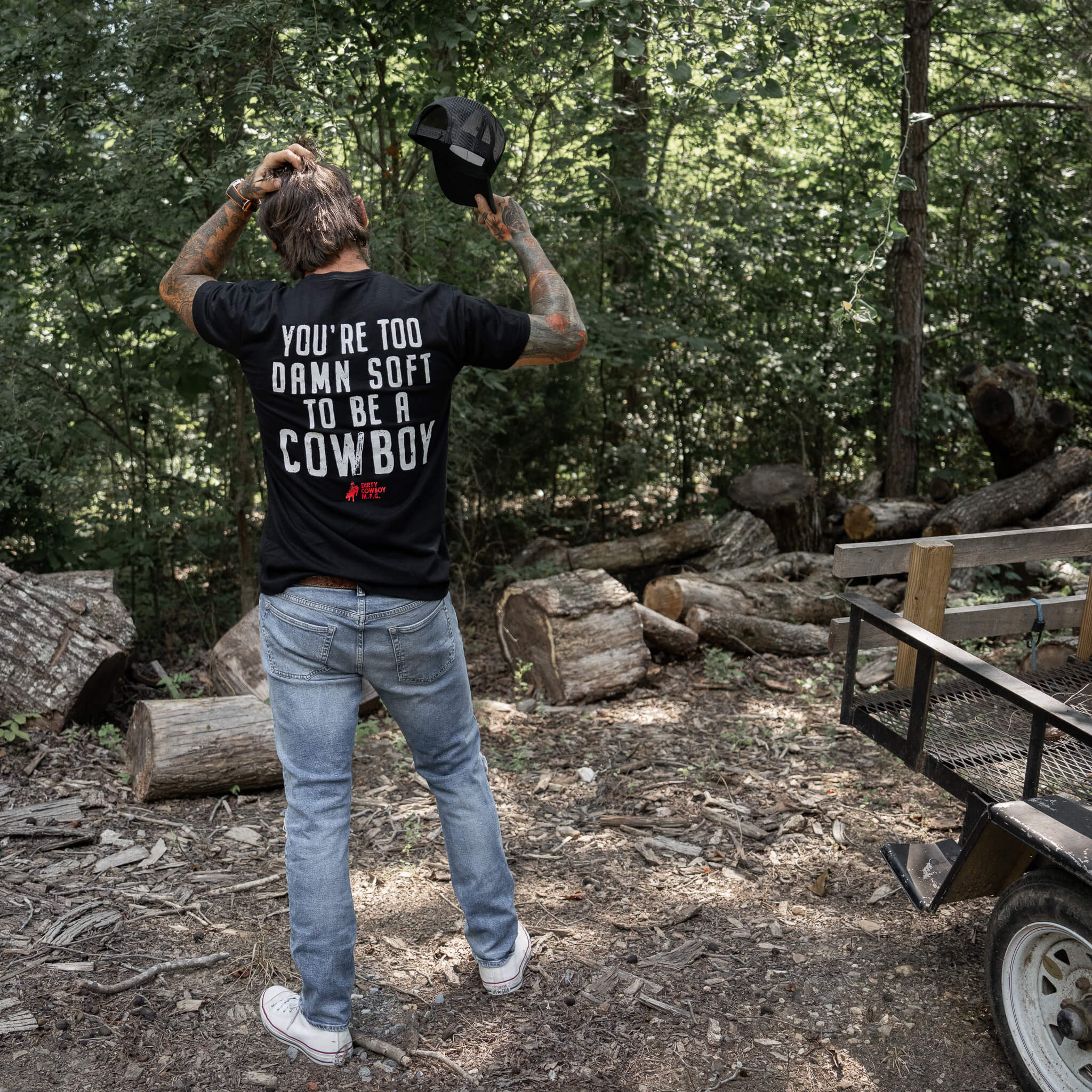 You're Too Damn Soft To Be A Cowboy Men's T-Shirt
