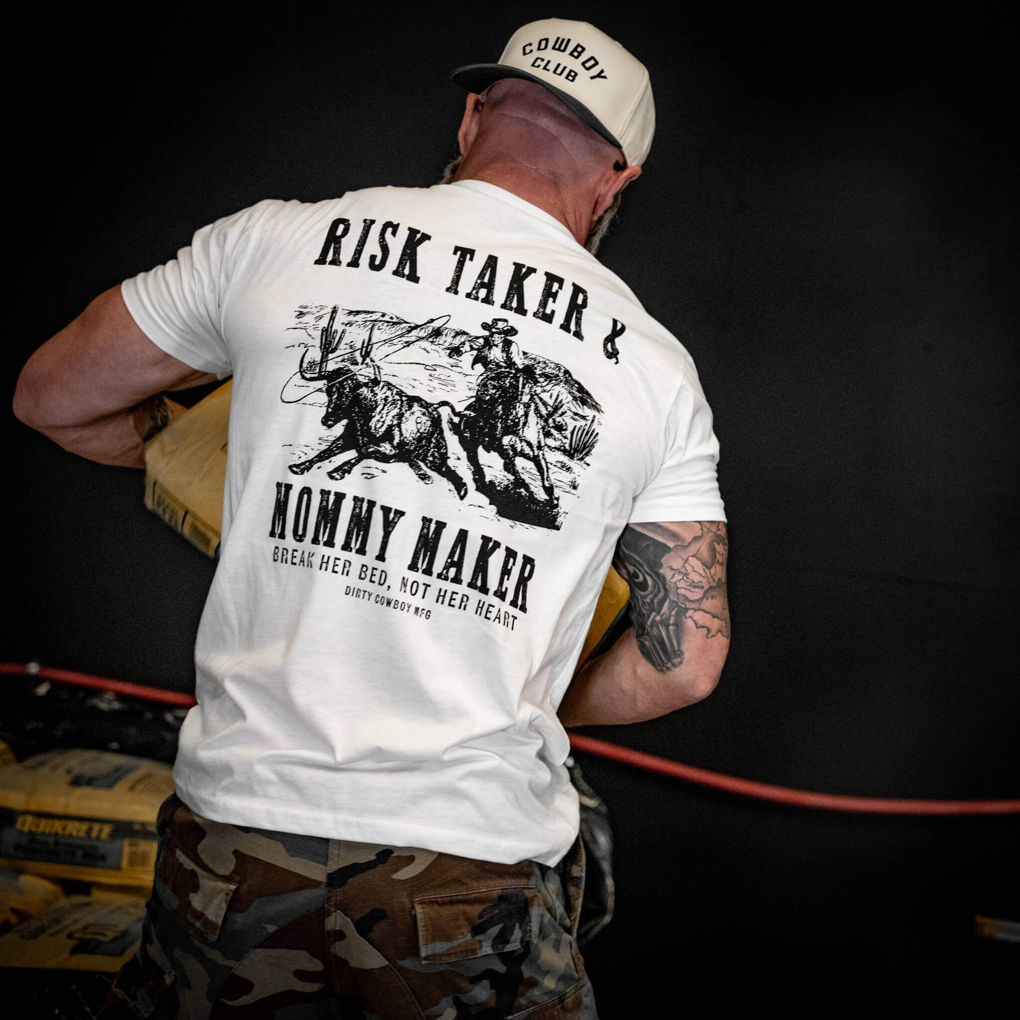 Risk Taker & Mommy Maker Men's T-Shirt