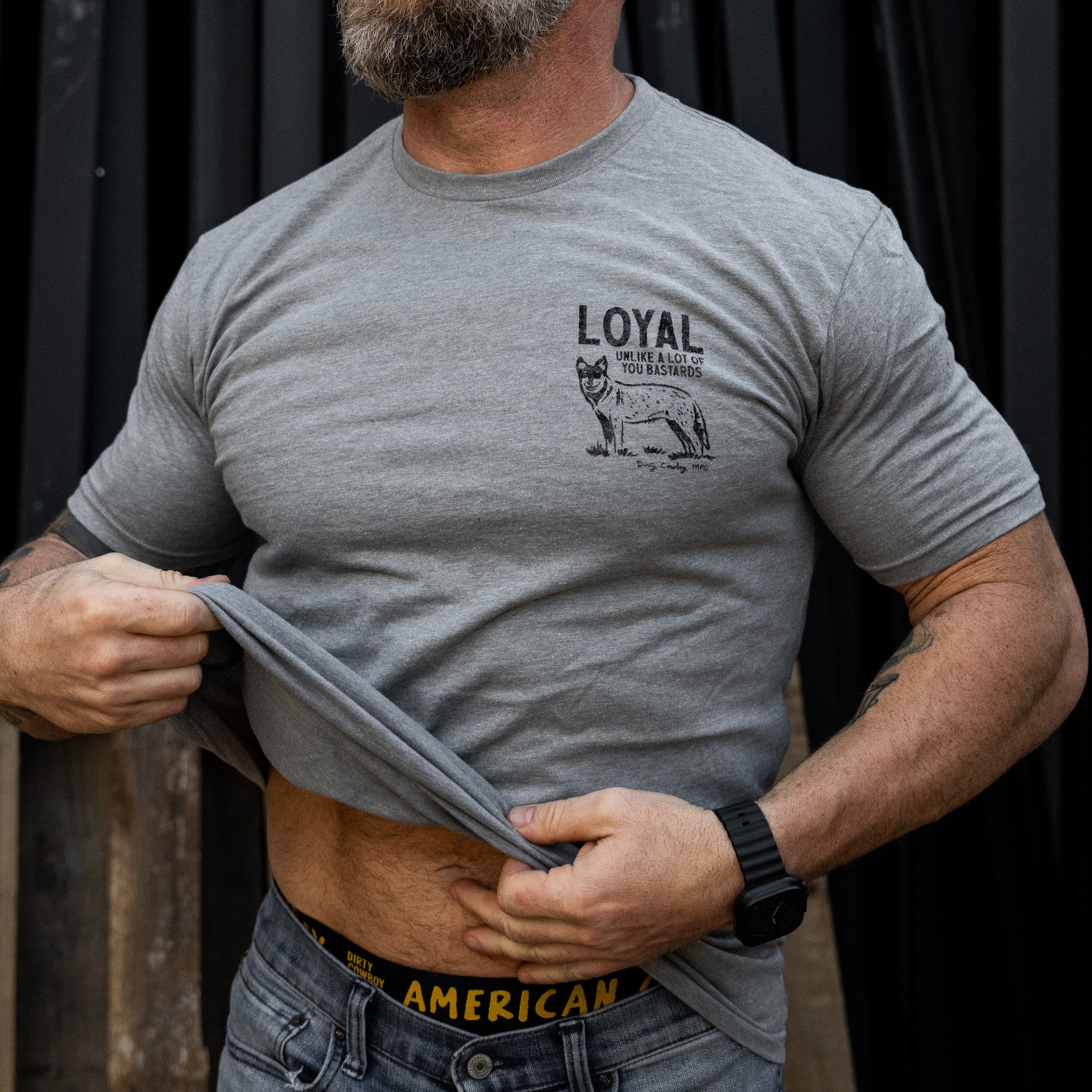 Loyal Unlike A Lot Of You Bastards Dog Men's T-Shirt