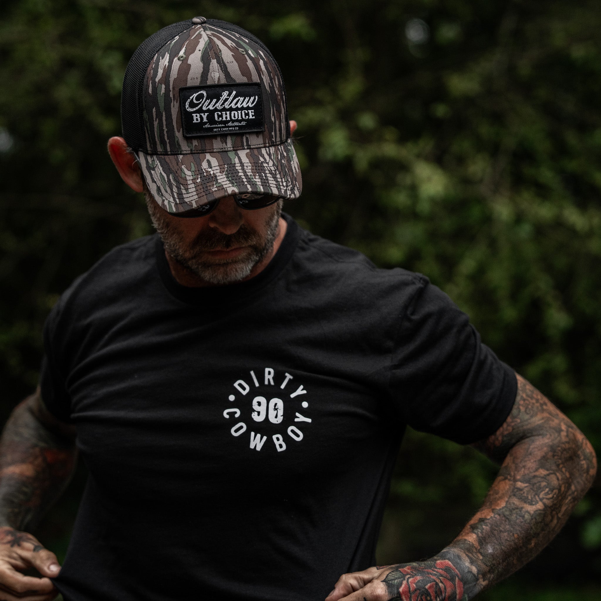 Outlaw By Choice Patch Snapback Hat