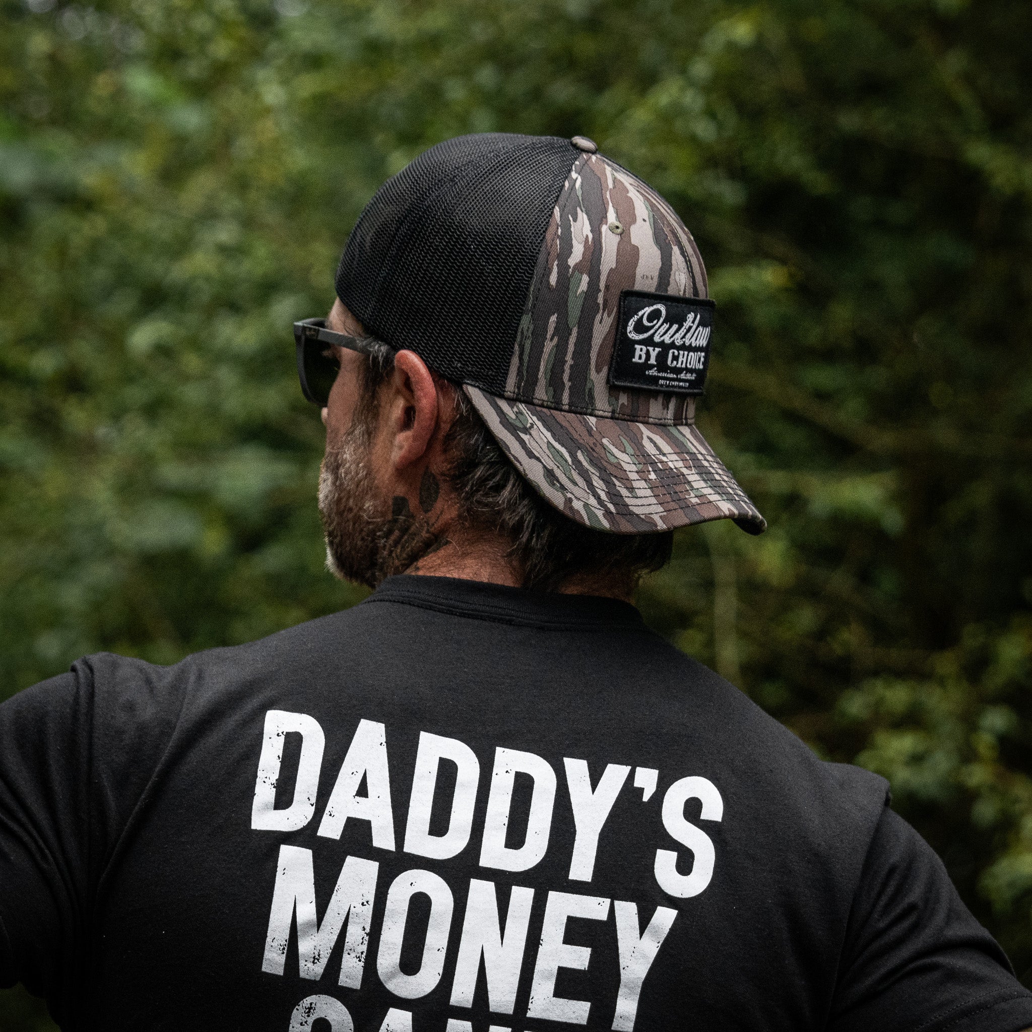 Outlaw By Choice Patch Snapback Hat