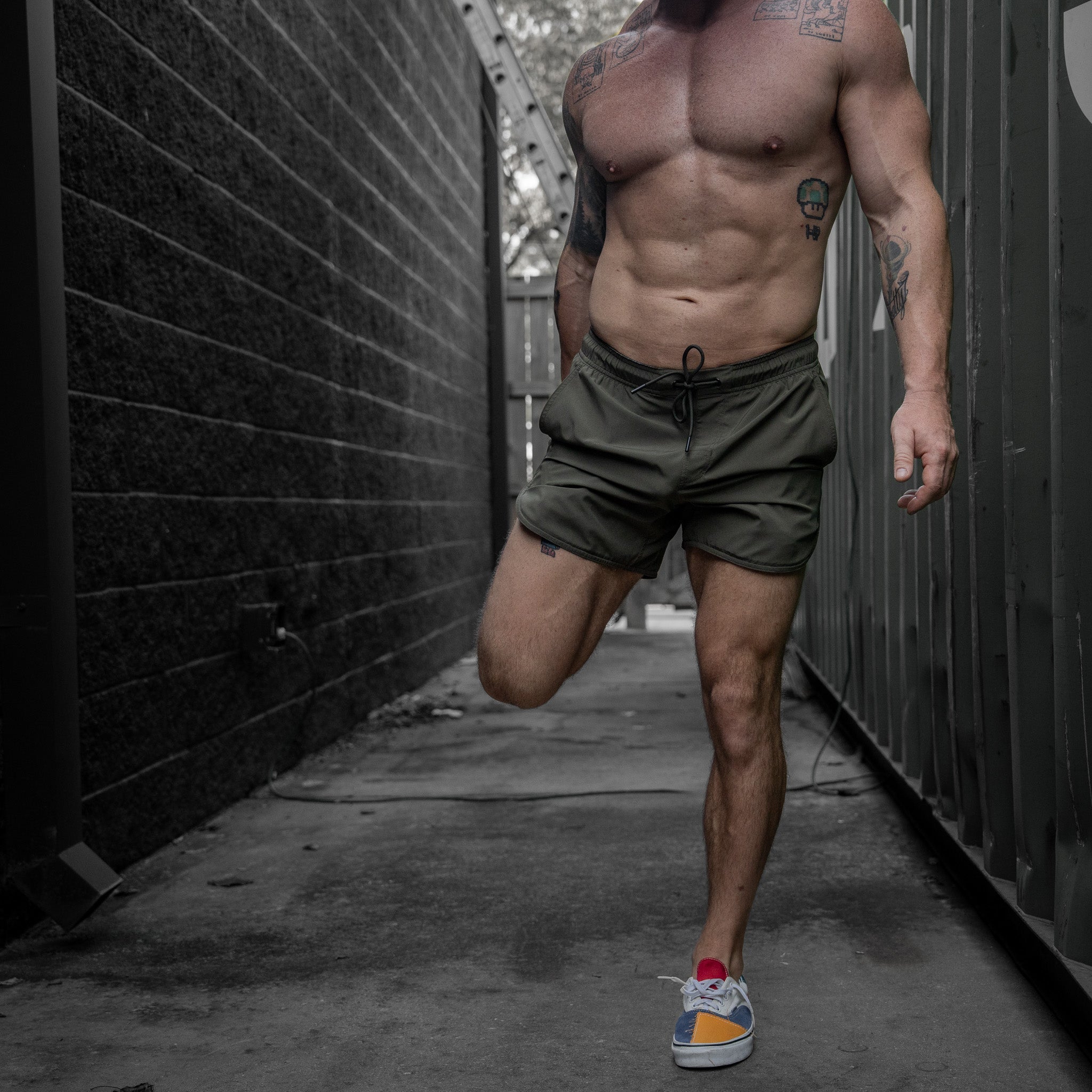 Recon Pro Trainingsshorts für Herren | 14 cm