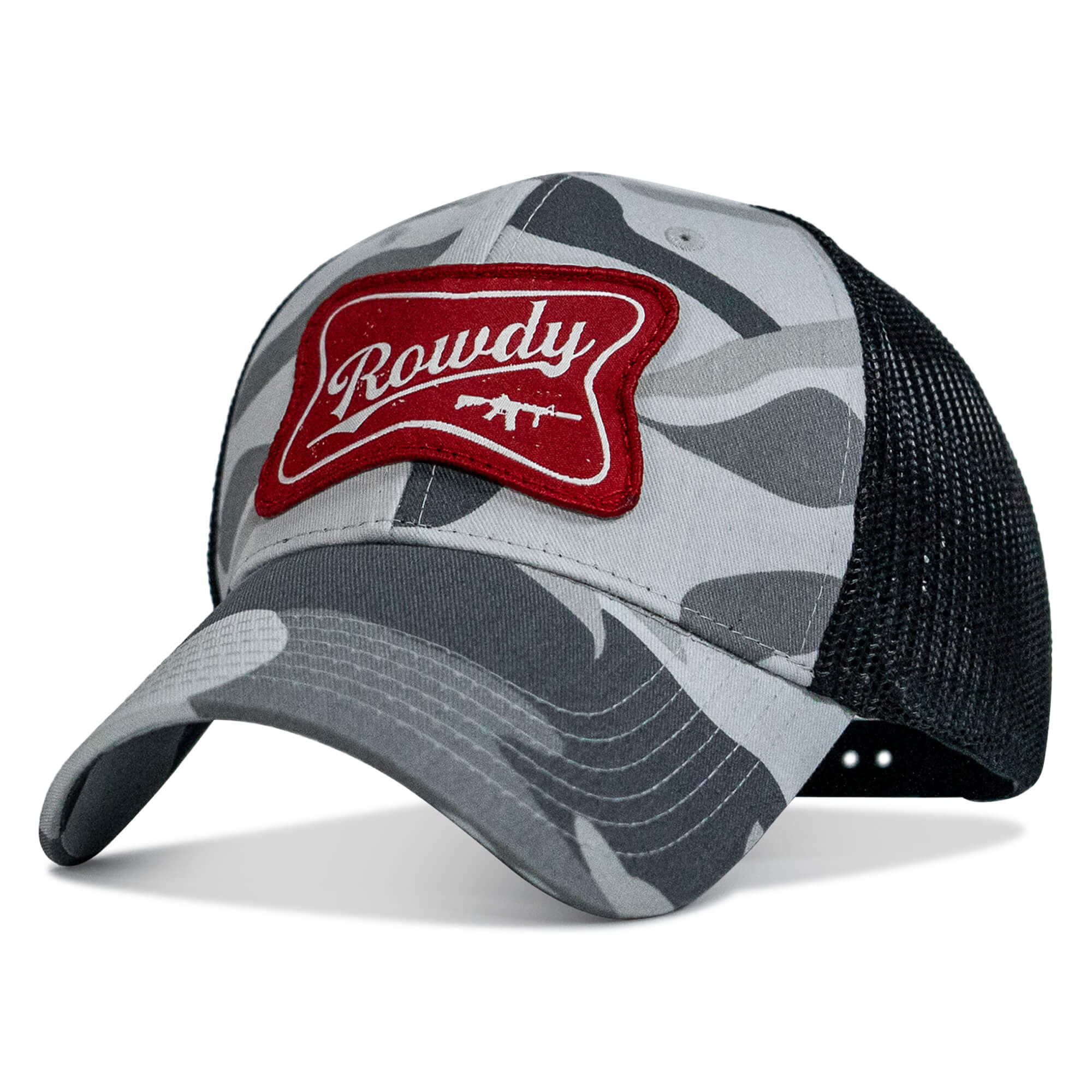 Rowdy Beer Logo Patch Snapback Hat