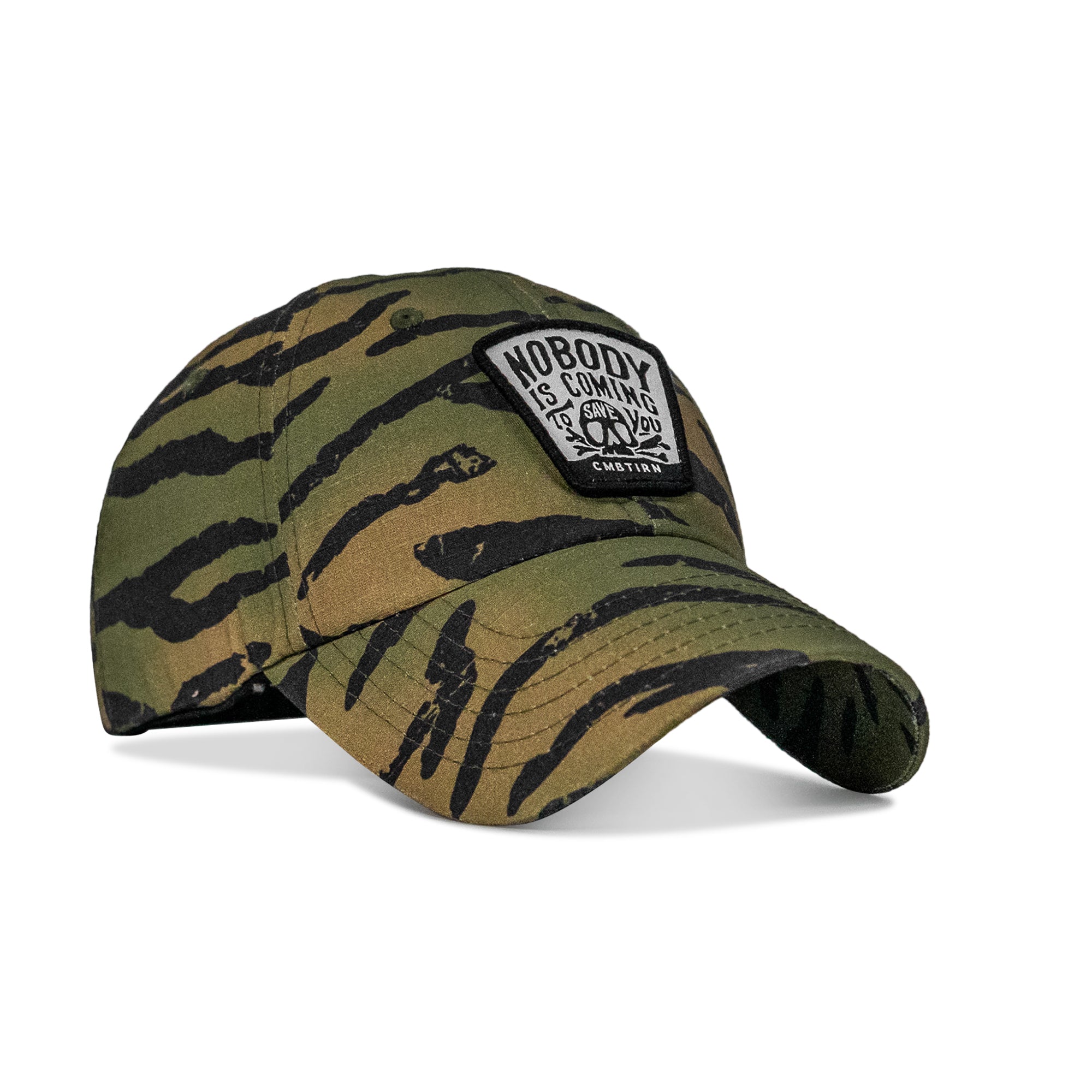 Nobody Is Coming To Save You Skull Patch Ripstop Snapback