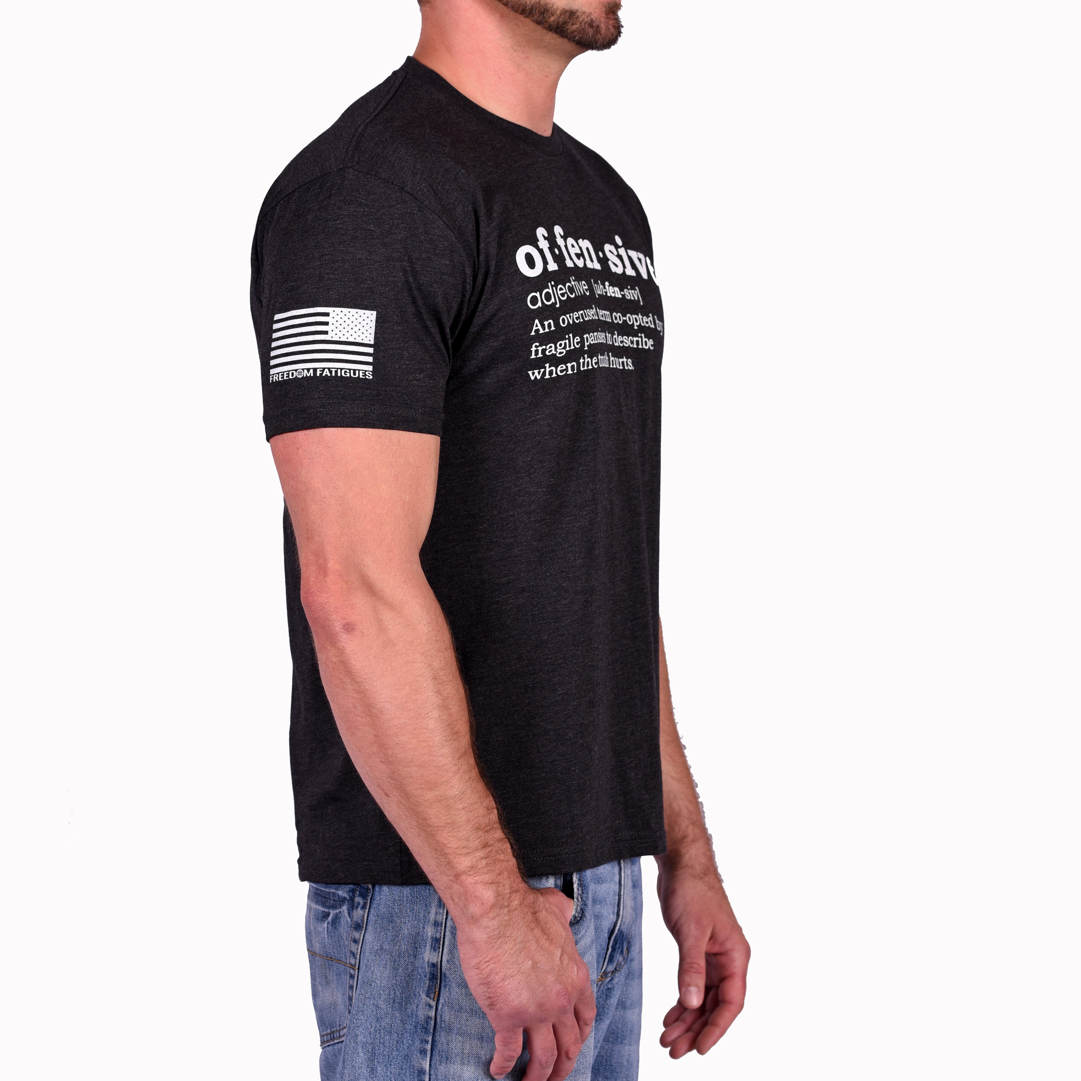 Men's Offensive Defined T-Shirt (Heather Black)