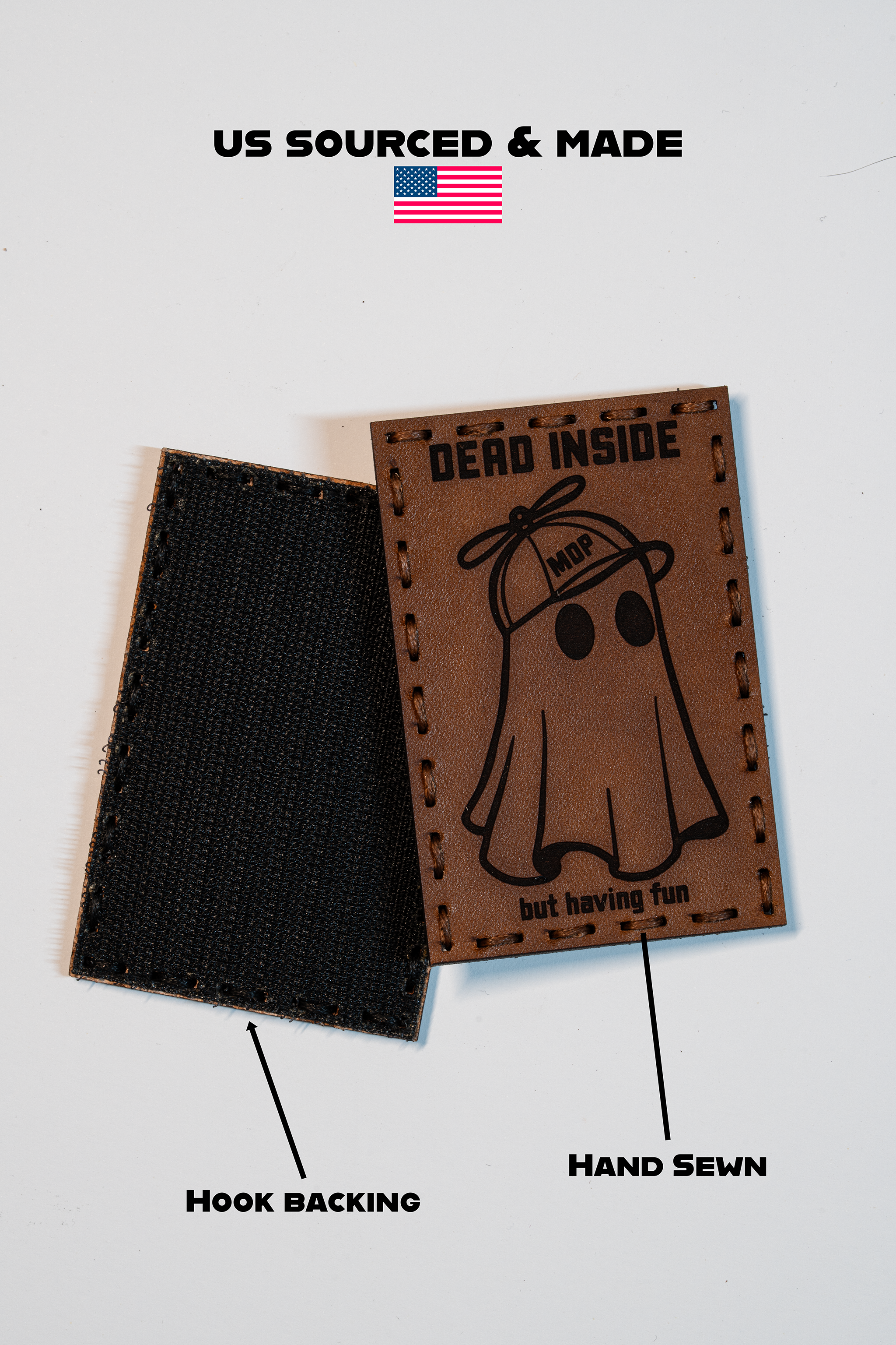 Dead Inside Leather Patch