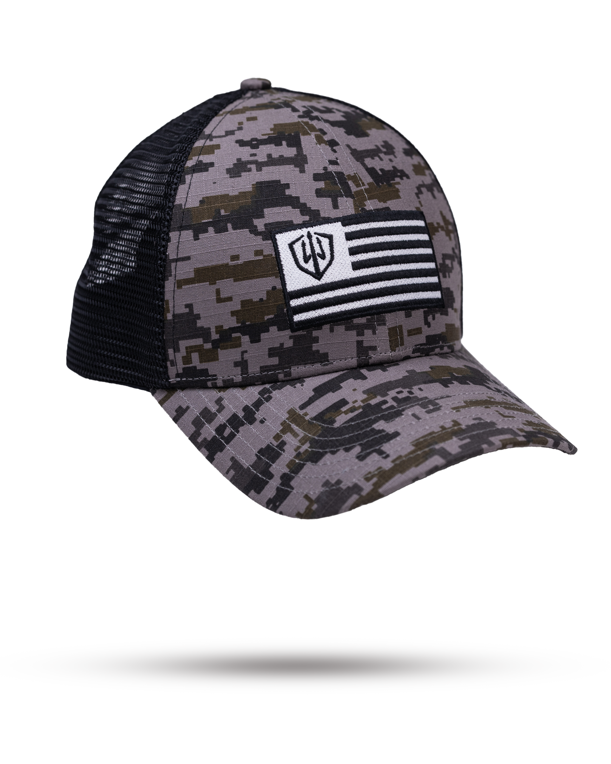 Camo Flag Trucker