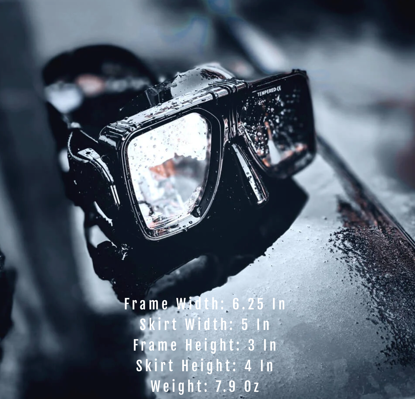 USCG Rescue Swimmer Dive Mask and Snorkel Combo