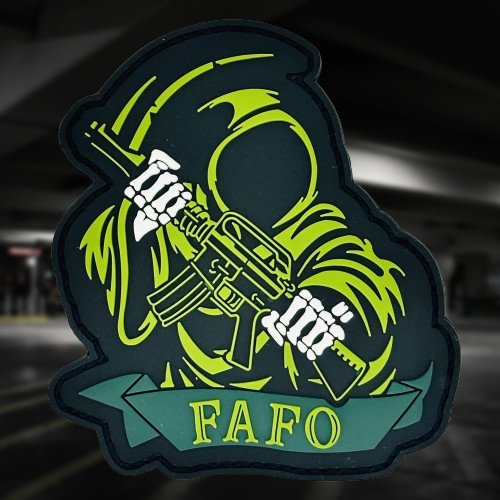 FAFO Reaper Fuck around and Find out - PVC PATCH