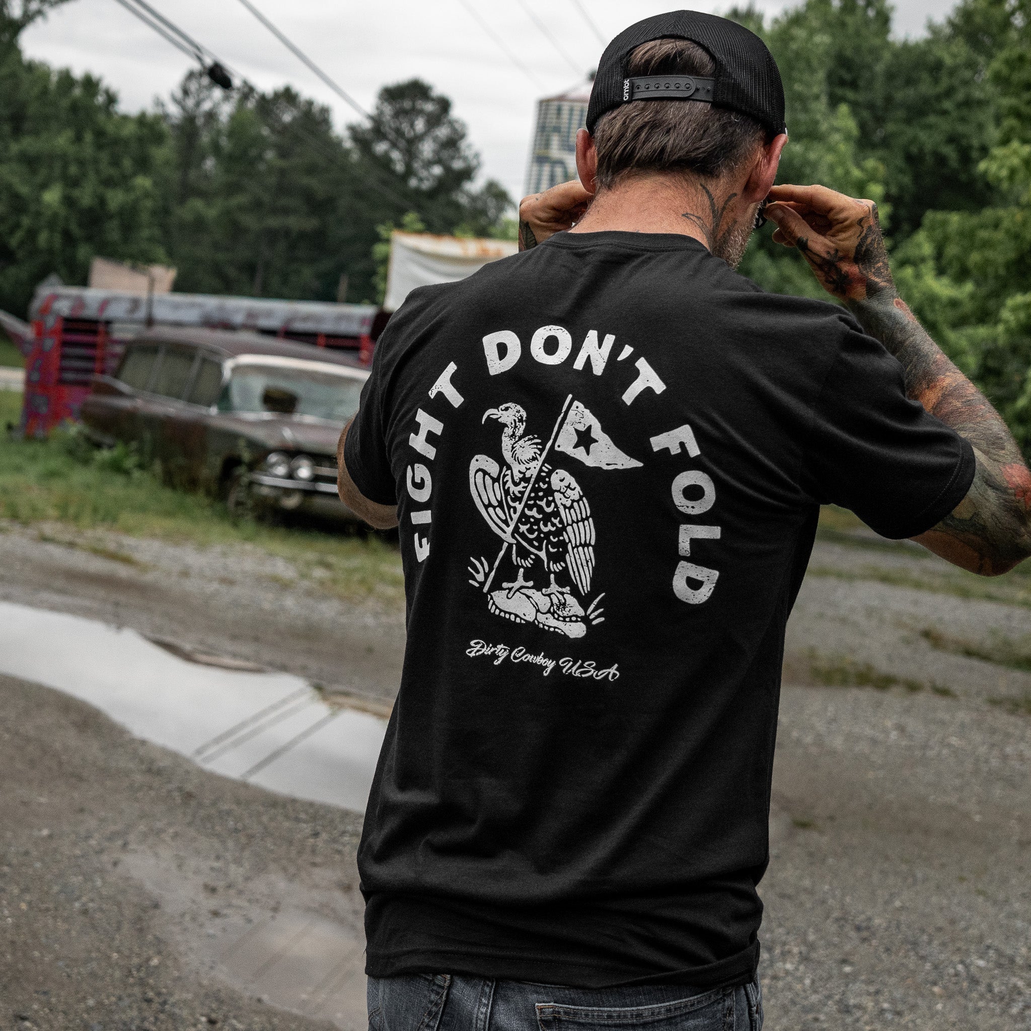 Fight Don't Fold Men's T-Shirt