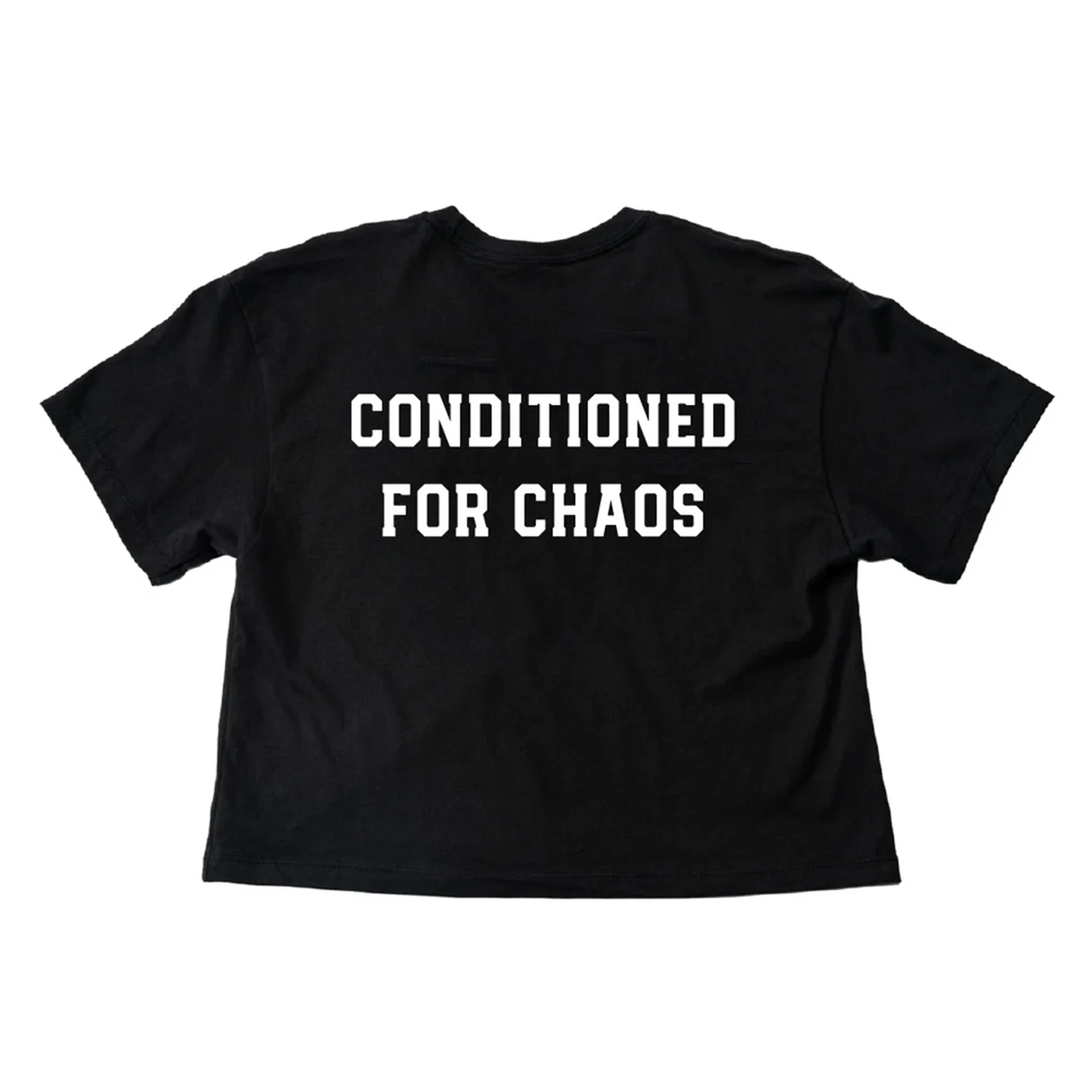 CHAOS TRAINING CROP TEE