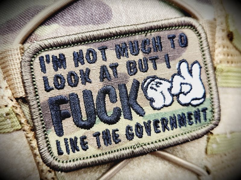 I'm Not Much to Look At But I Fuck Like The Government - V.2.0 - 2x3 Patch