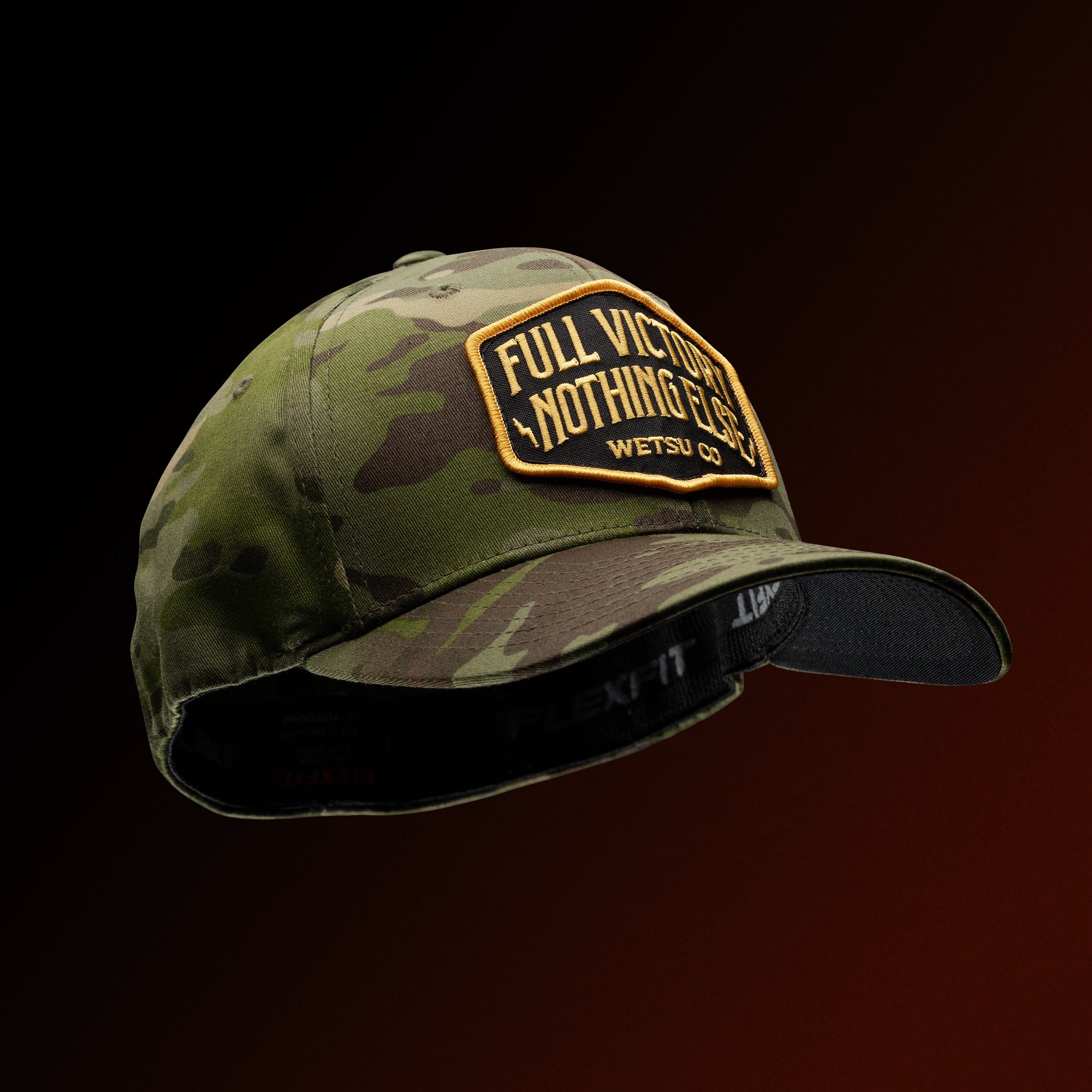 Full Victory Shield Patch Flexfit Hat