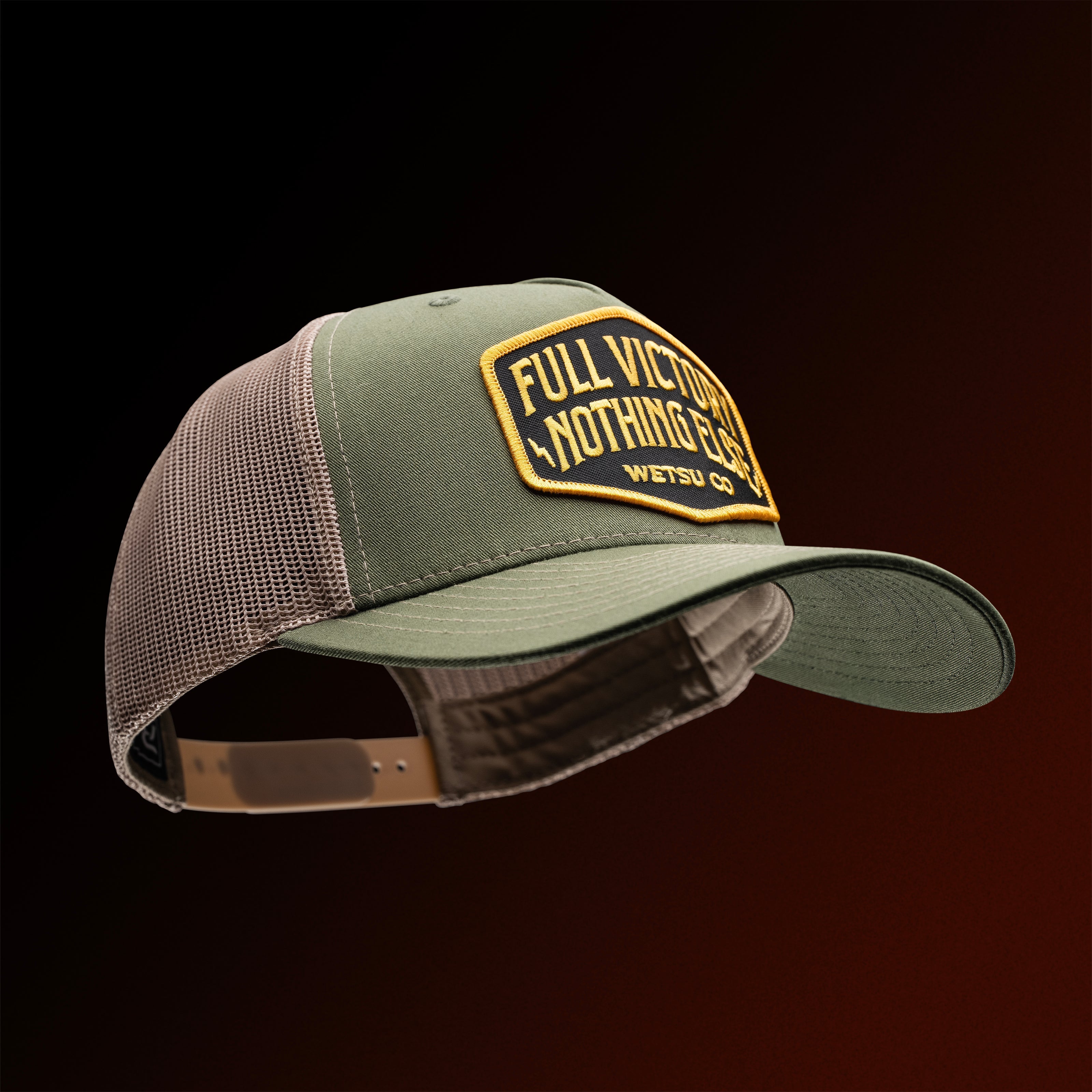 Full Victory Shield Patch Trucker Hat