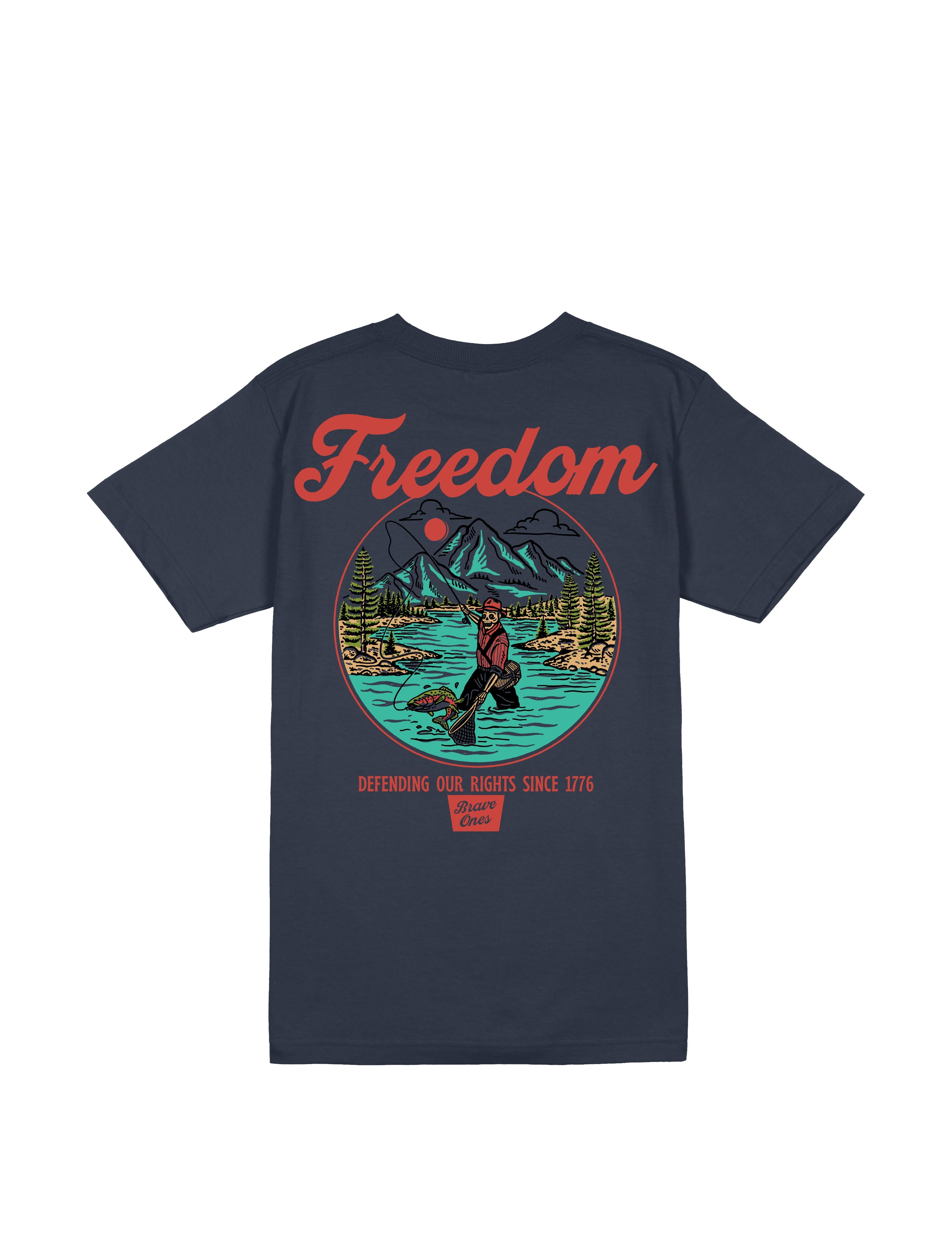 Freedom in the River T-Shirt | The Brave Ones