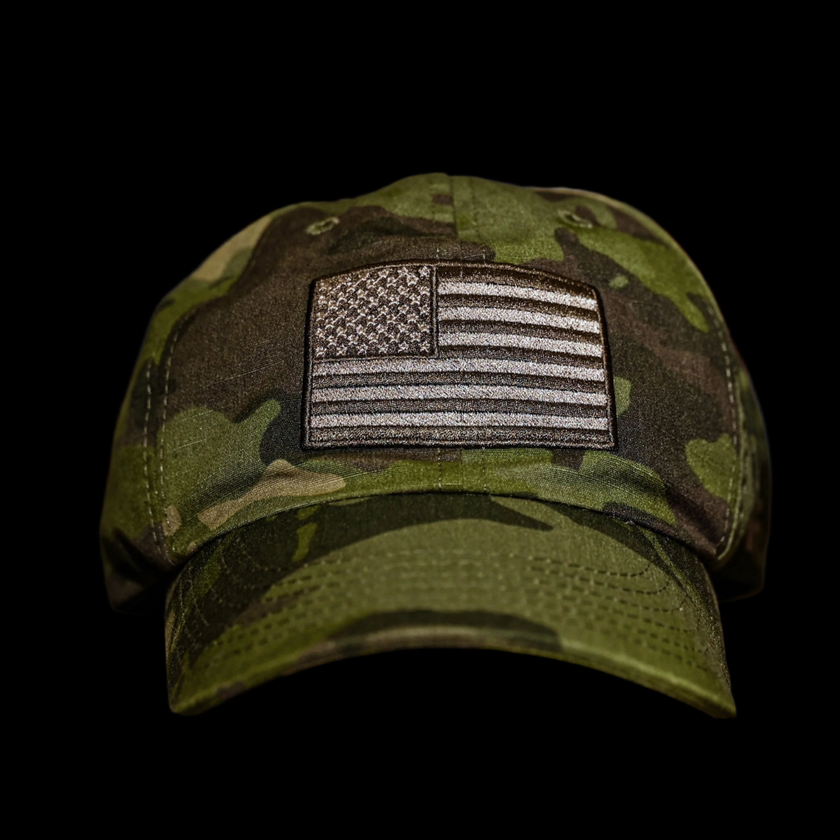 TROPIC MULTICAM FULL RIPSTOP US FLAG RANGE HAT