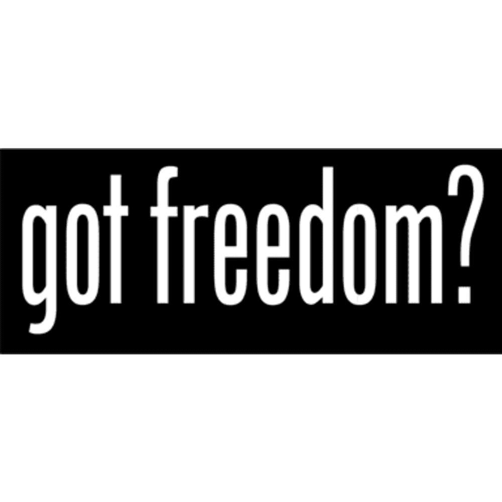 GOT FREEDOM? ALL WEATHER DECAL