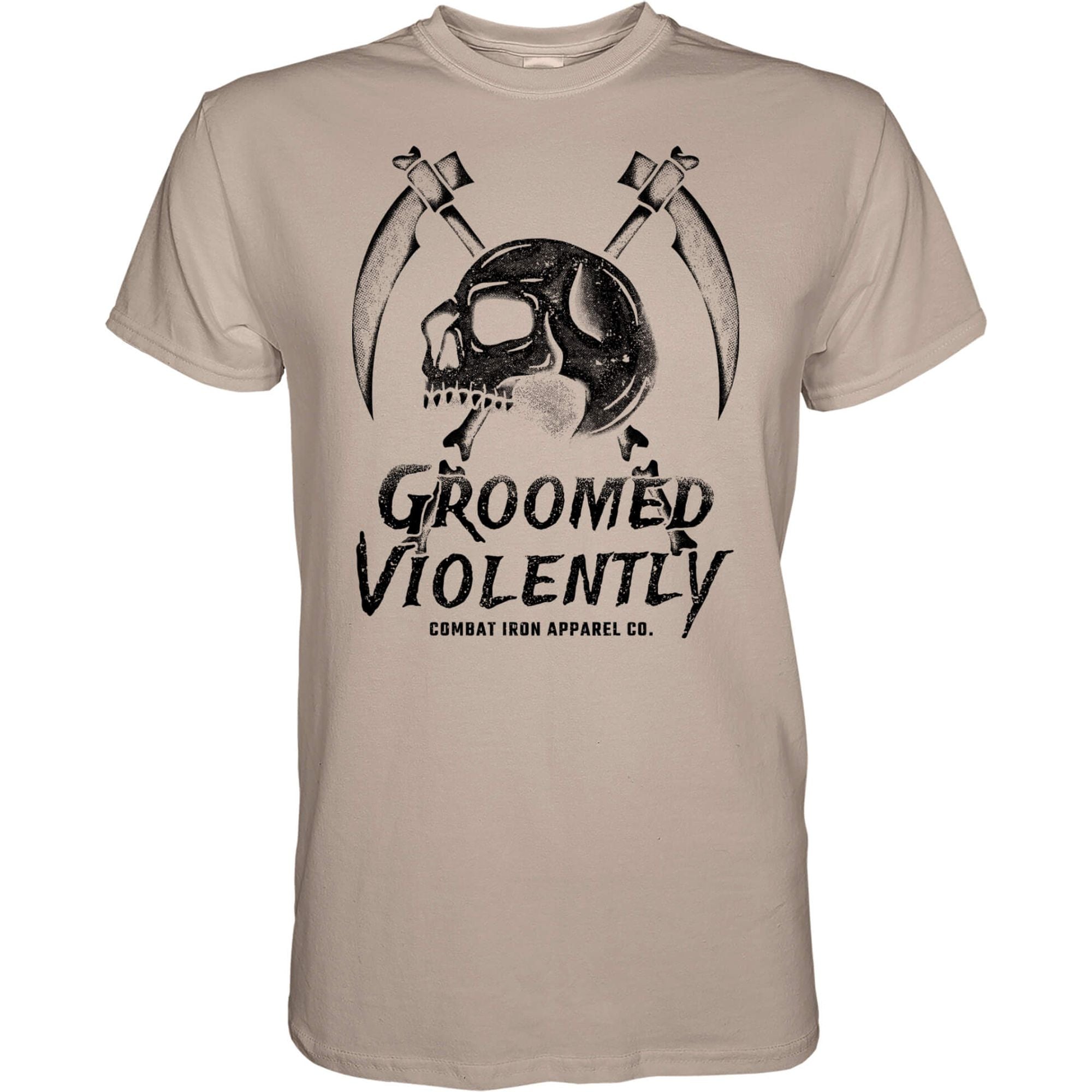 Groomed Violently Skull Men's T-Shirt