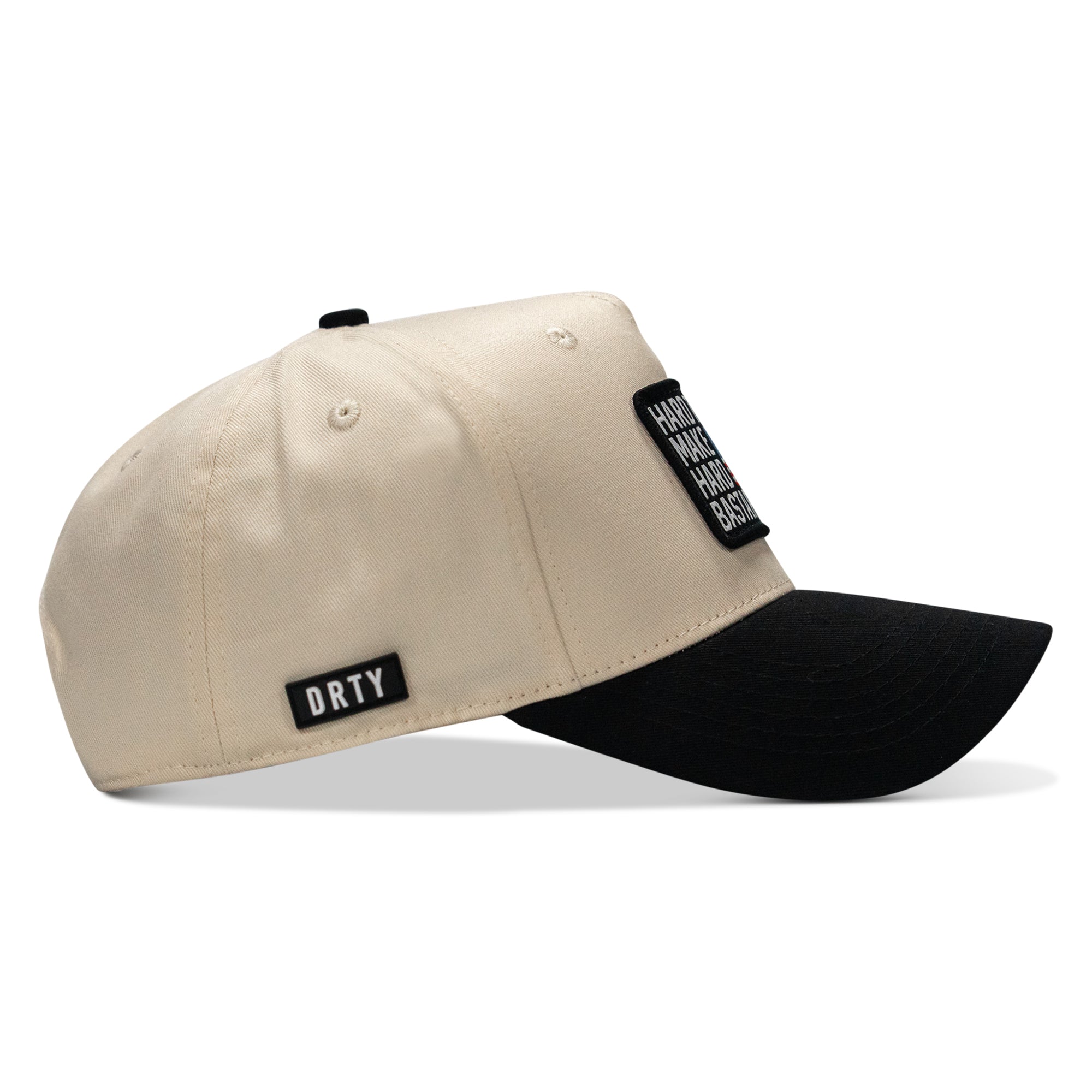 Hard Times Make Hard Bastards Patch Classic 5 Pannel Snapback Hat