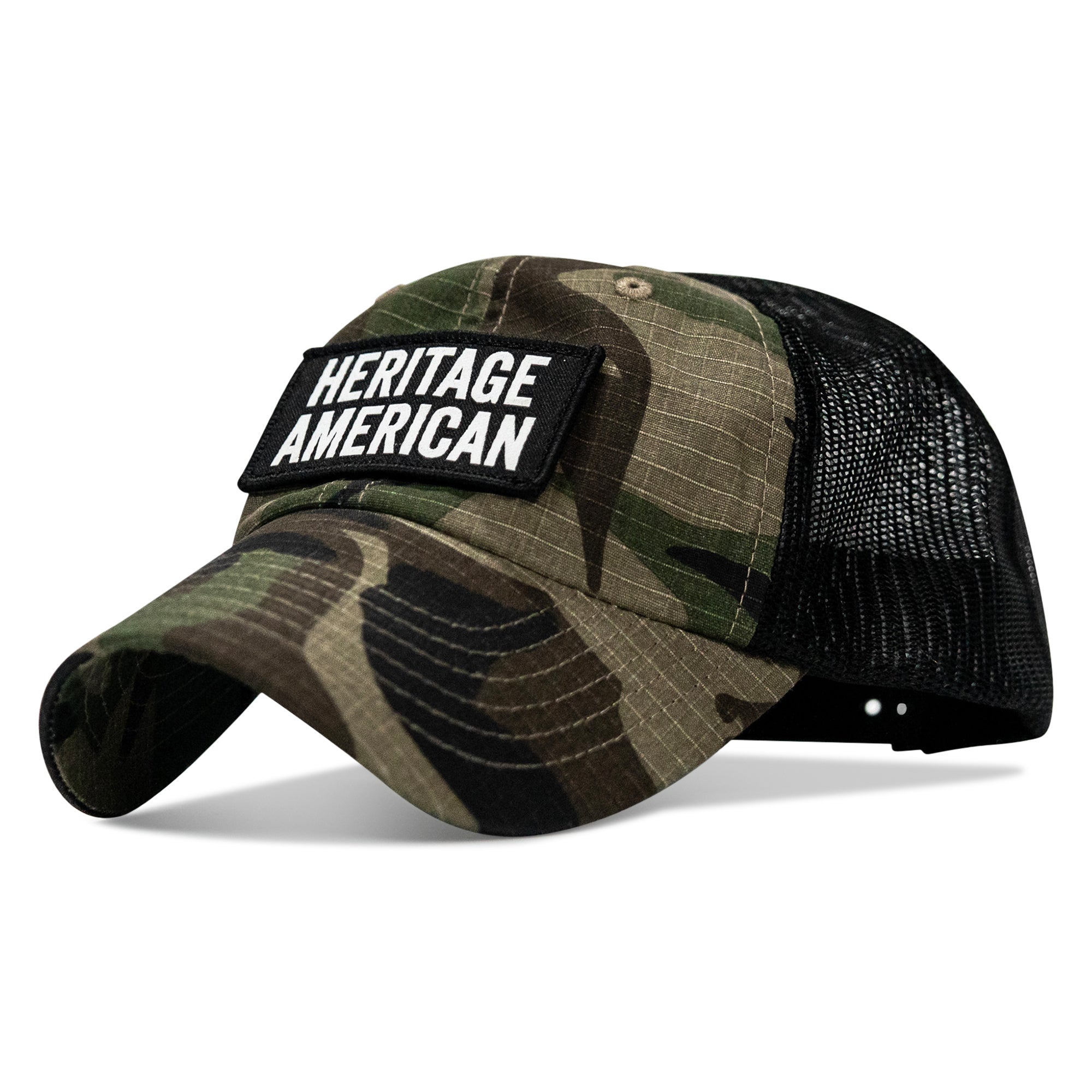 Heritage American Patch Tactical Ripstop Mesh Snapback Hat