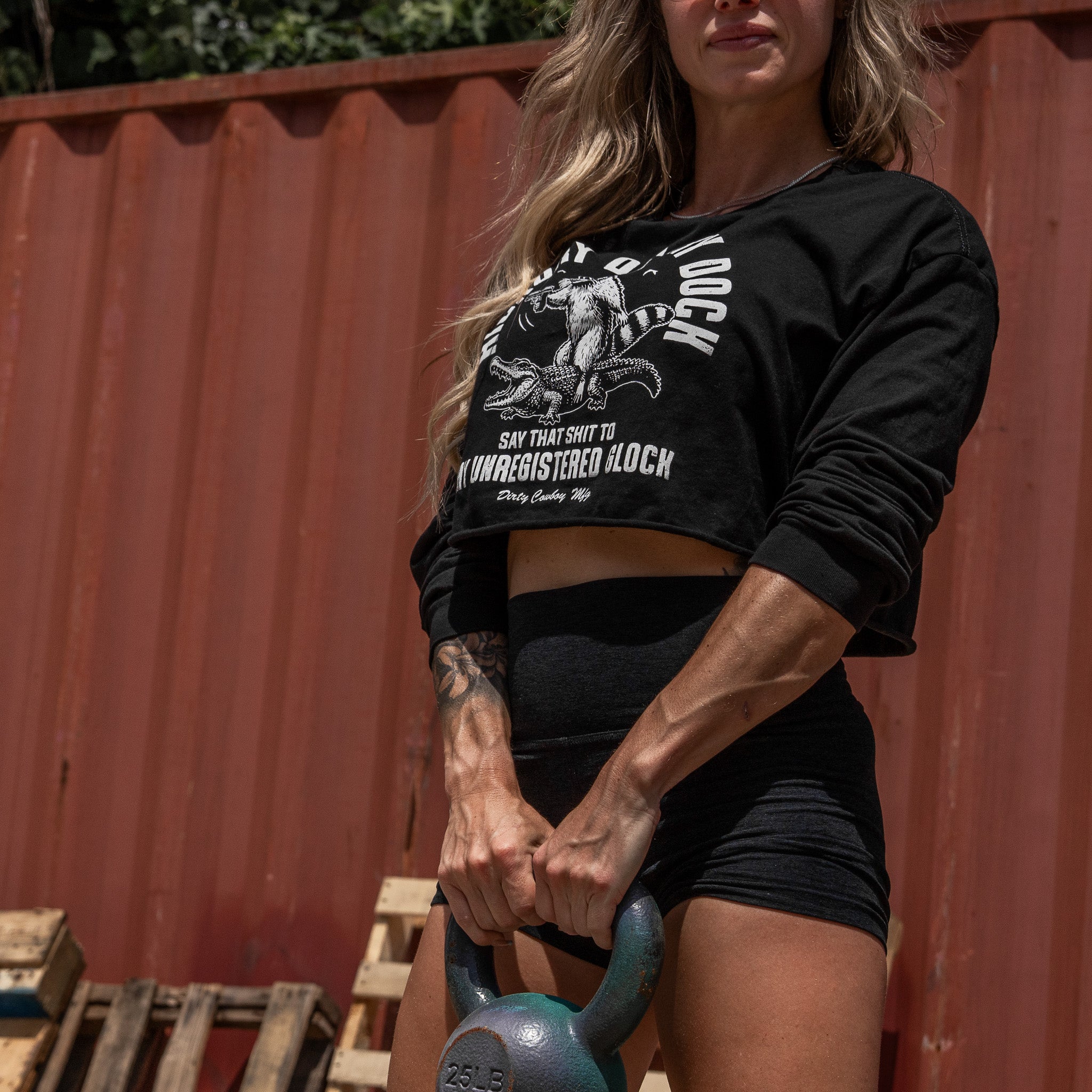 Hickory Dickory Dock Women's Long Sleeve Crop