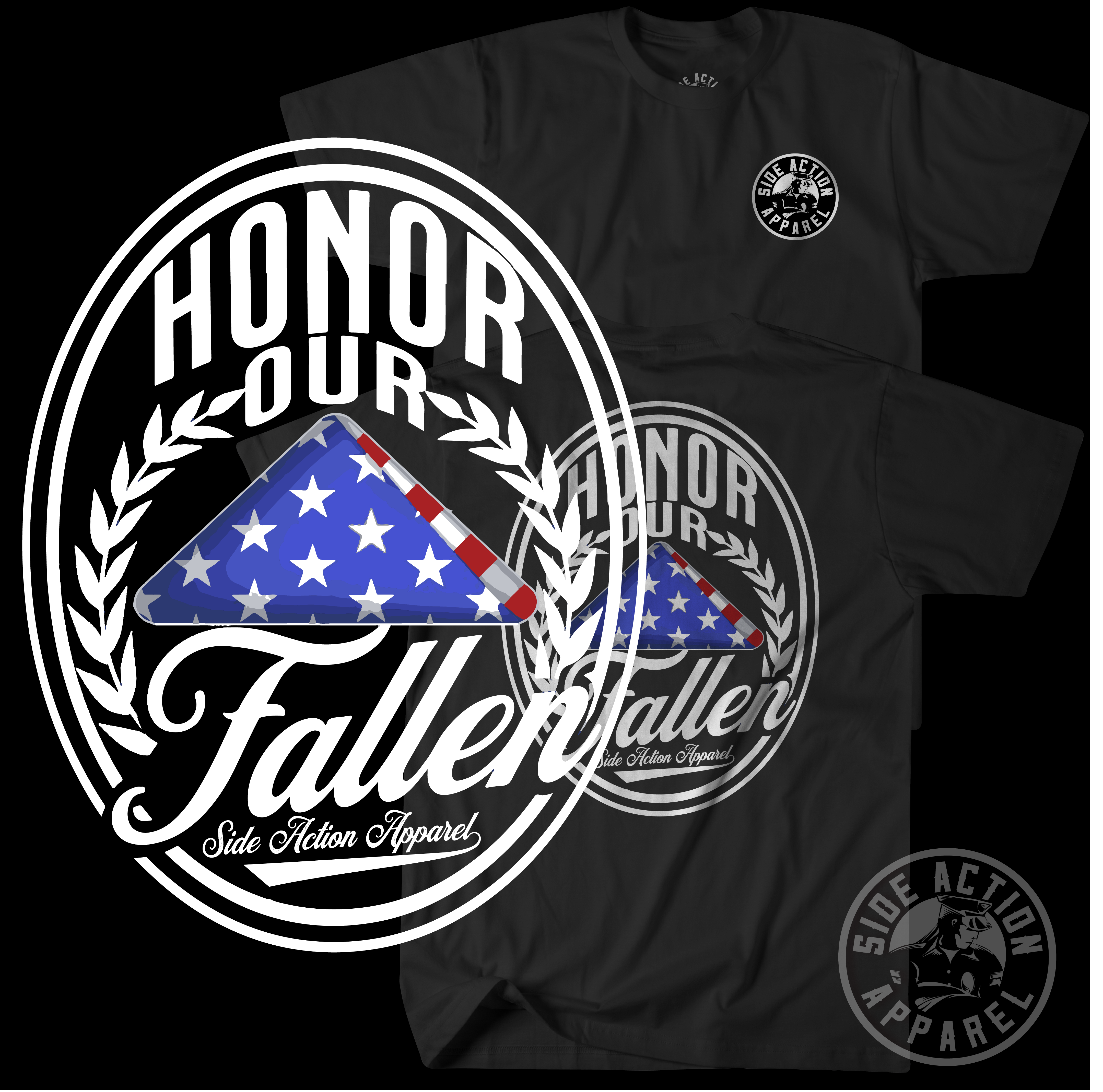 Honor our Fallen Tee - Flag