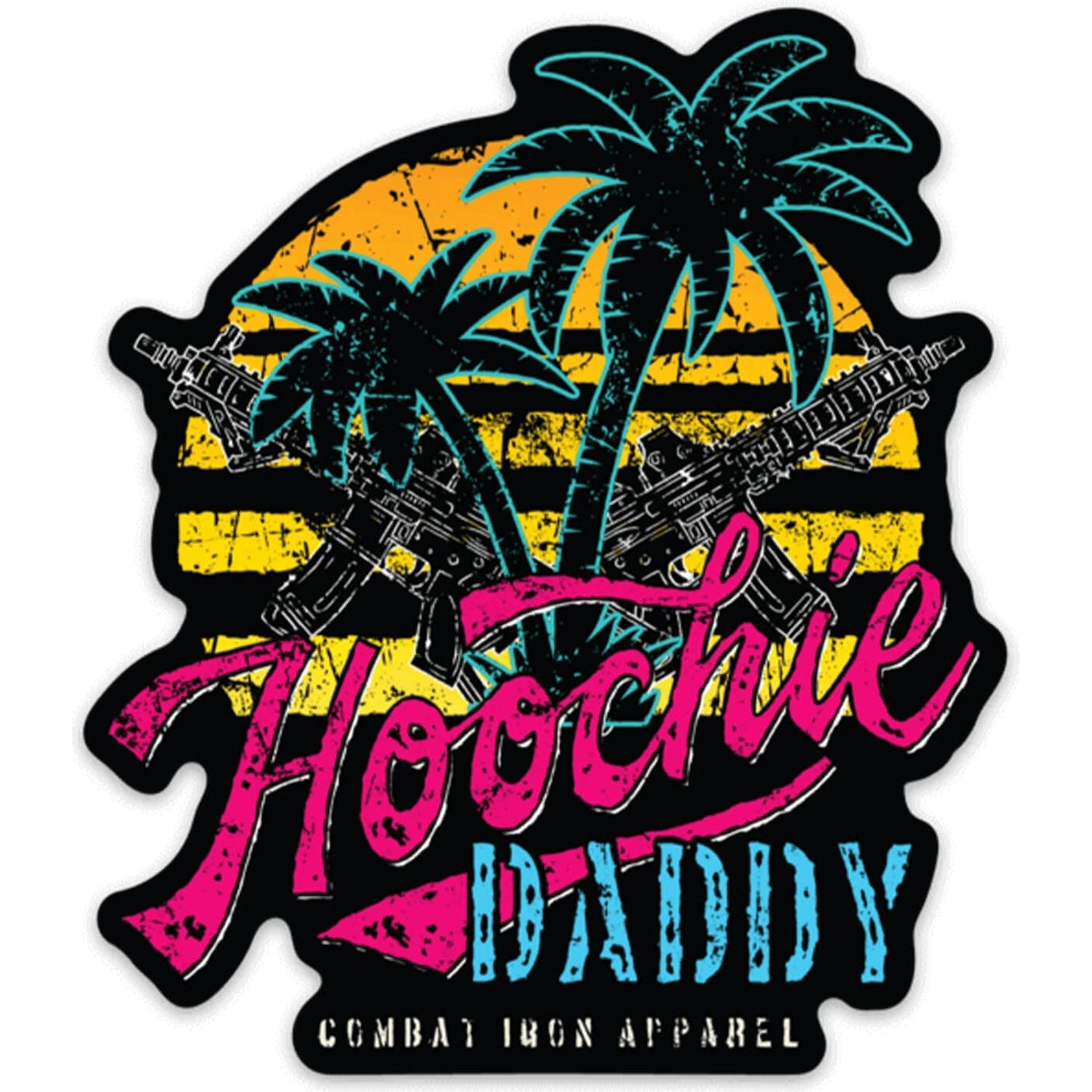 Hoochie Daddy Sunset Decal