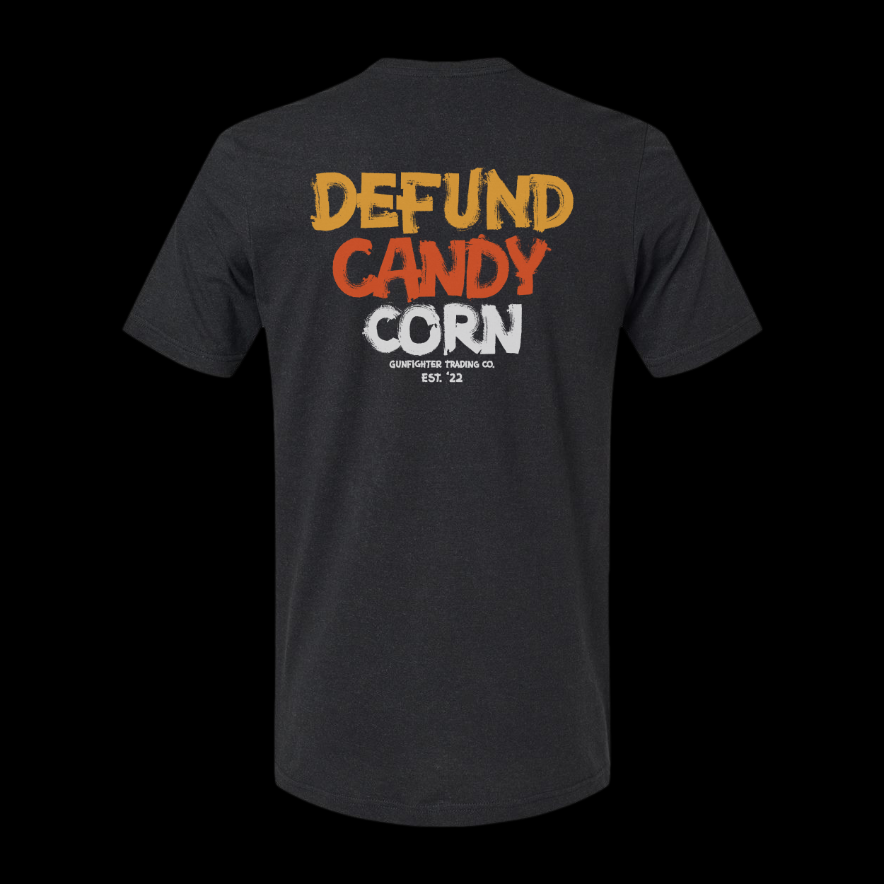 DEFUND CANDY CORN | VINTAGE BLACK T-SHIRT