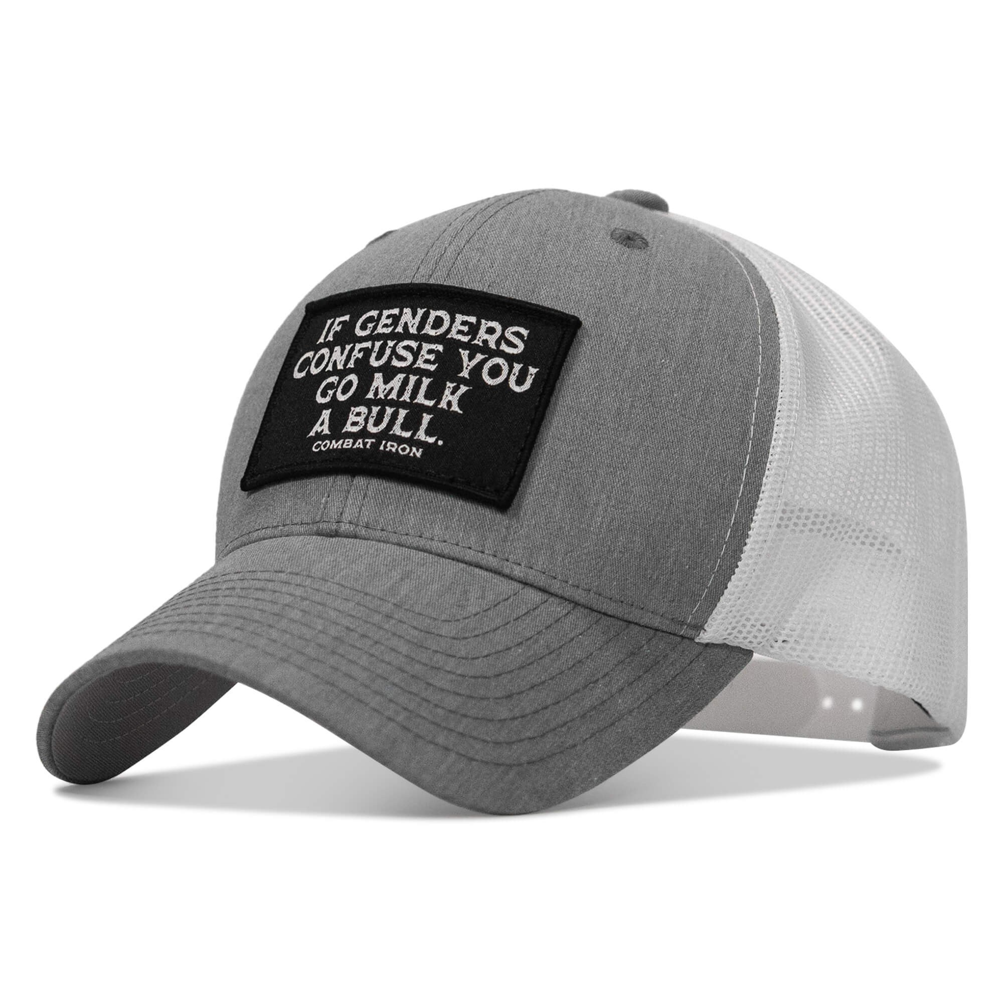 If Genders Confuse You, Go Milk A Bull Patch Snapback Hat