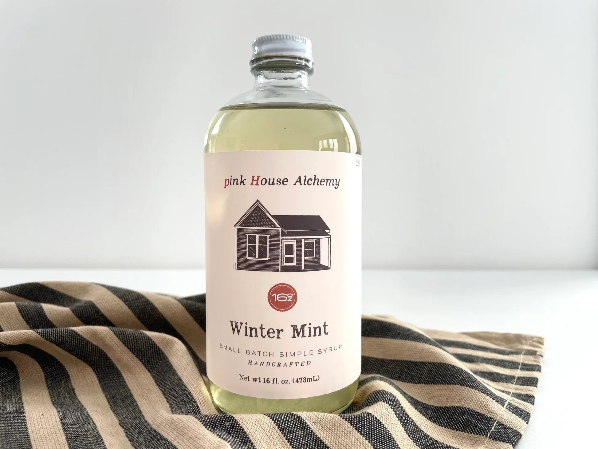 Winter Mint Simple Syrup by Pink House Alchemy