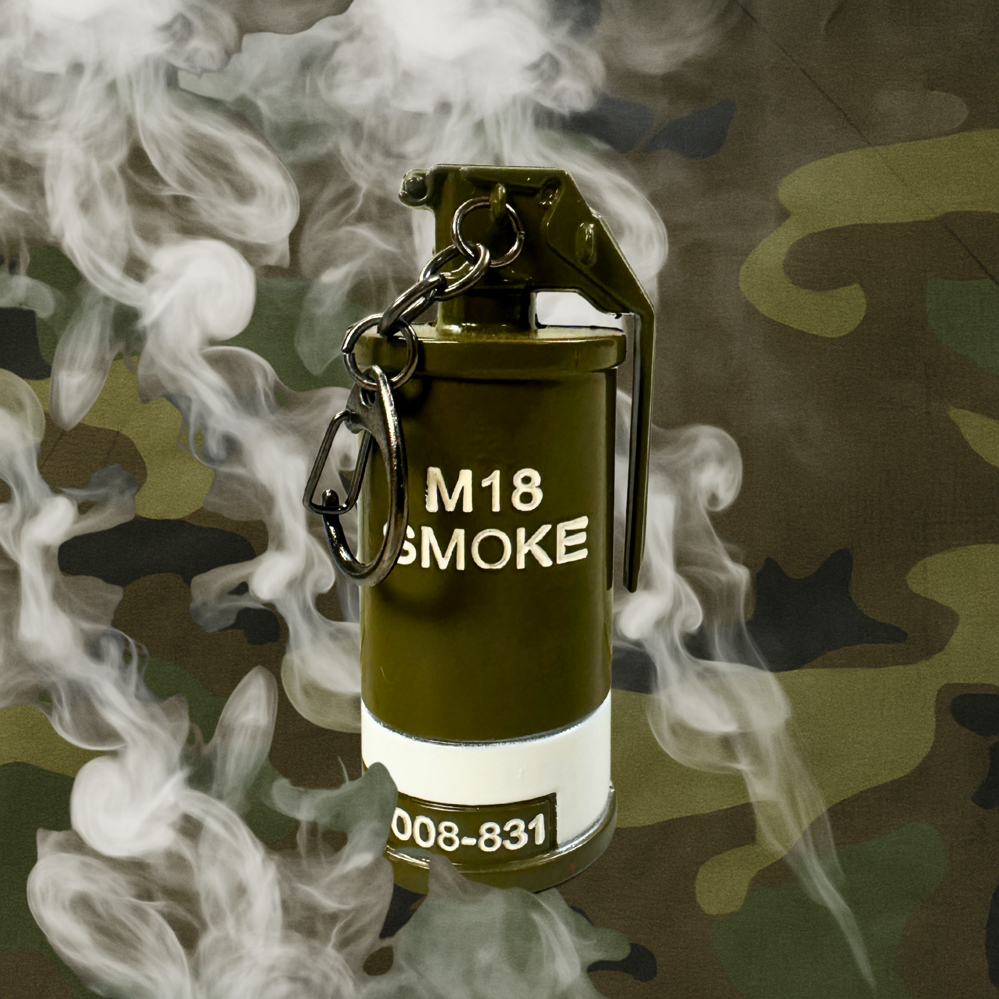 Mini Smoke Grenade Keychain – Tactical, Durable & Compact!