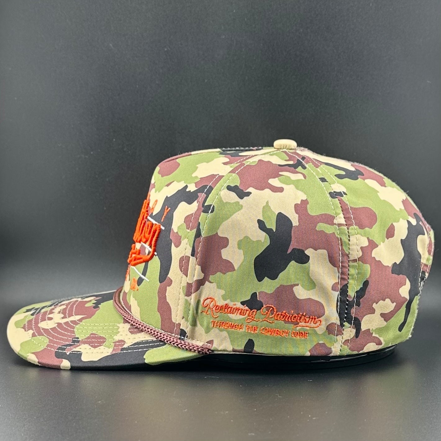 “LIGHTNING" WOODLAND CAMO PERFORMANCE HAT