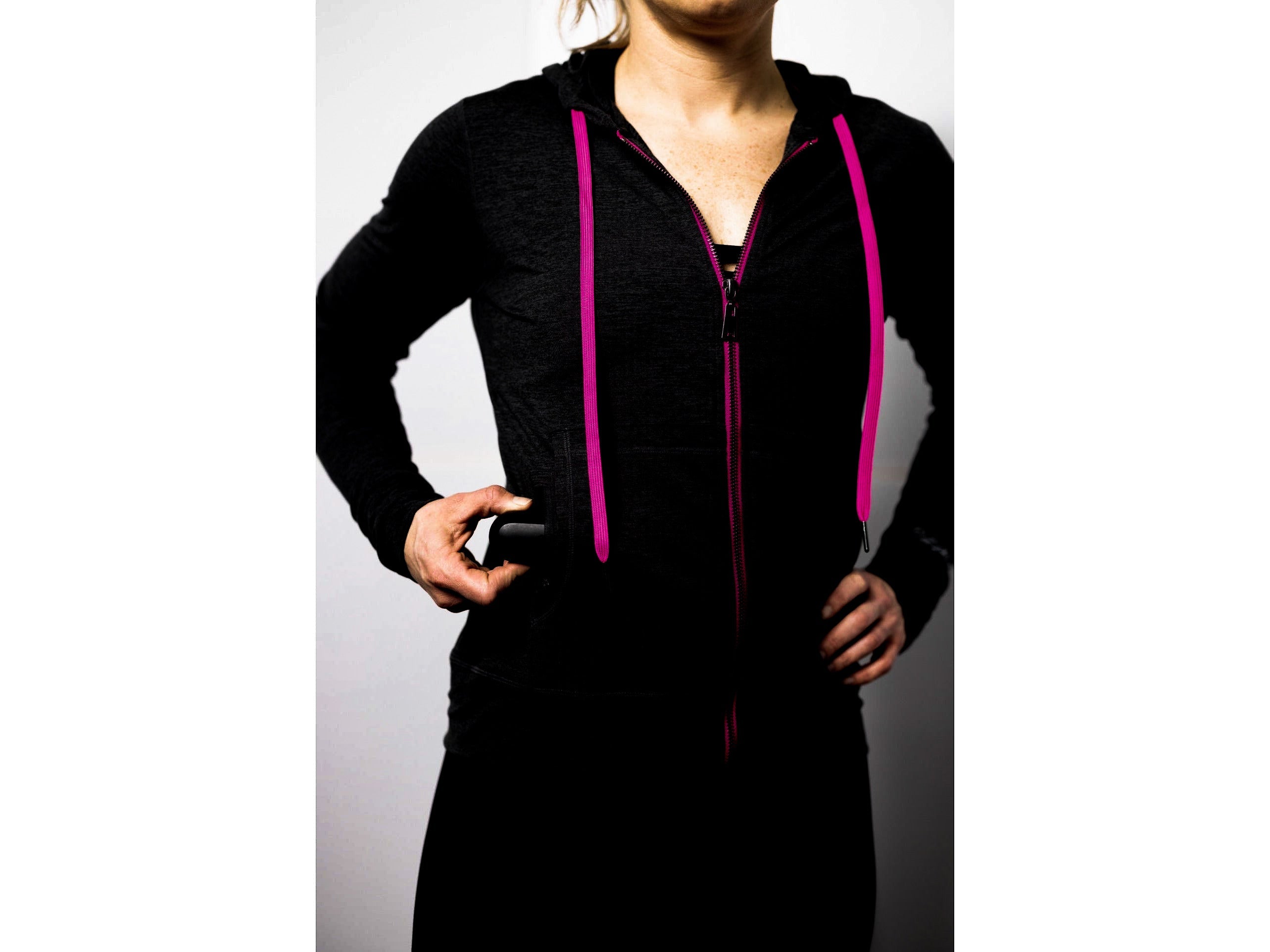 Victory Jogger Zip-Up - Solid Black