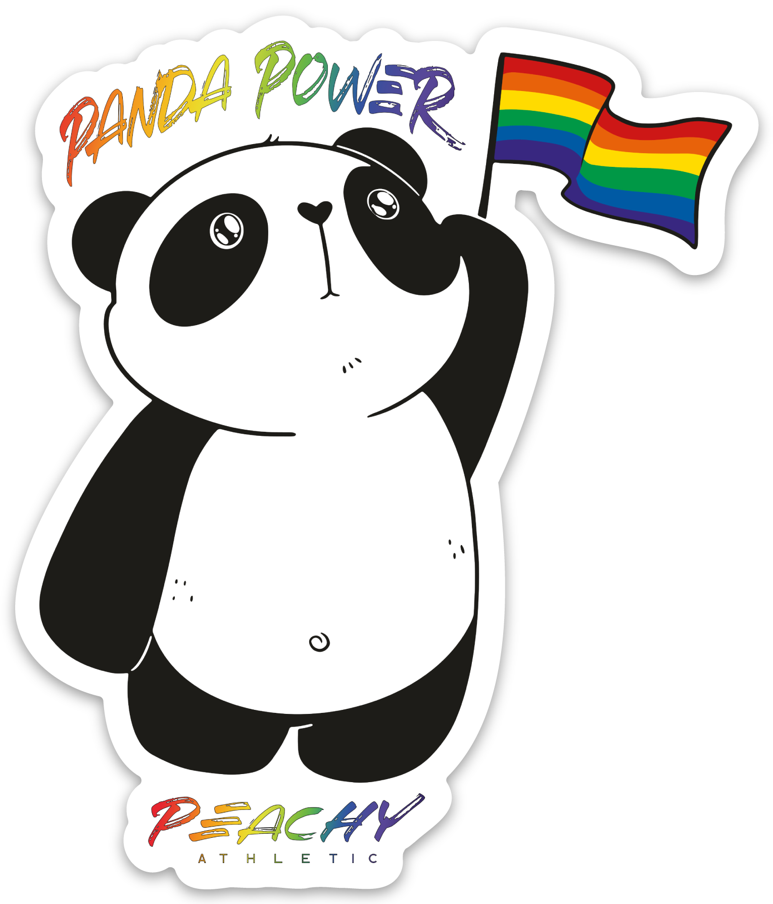 Panda Power Sticker
