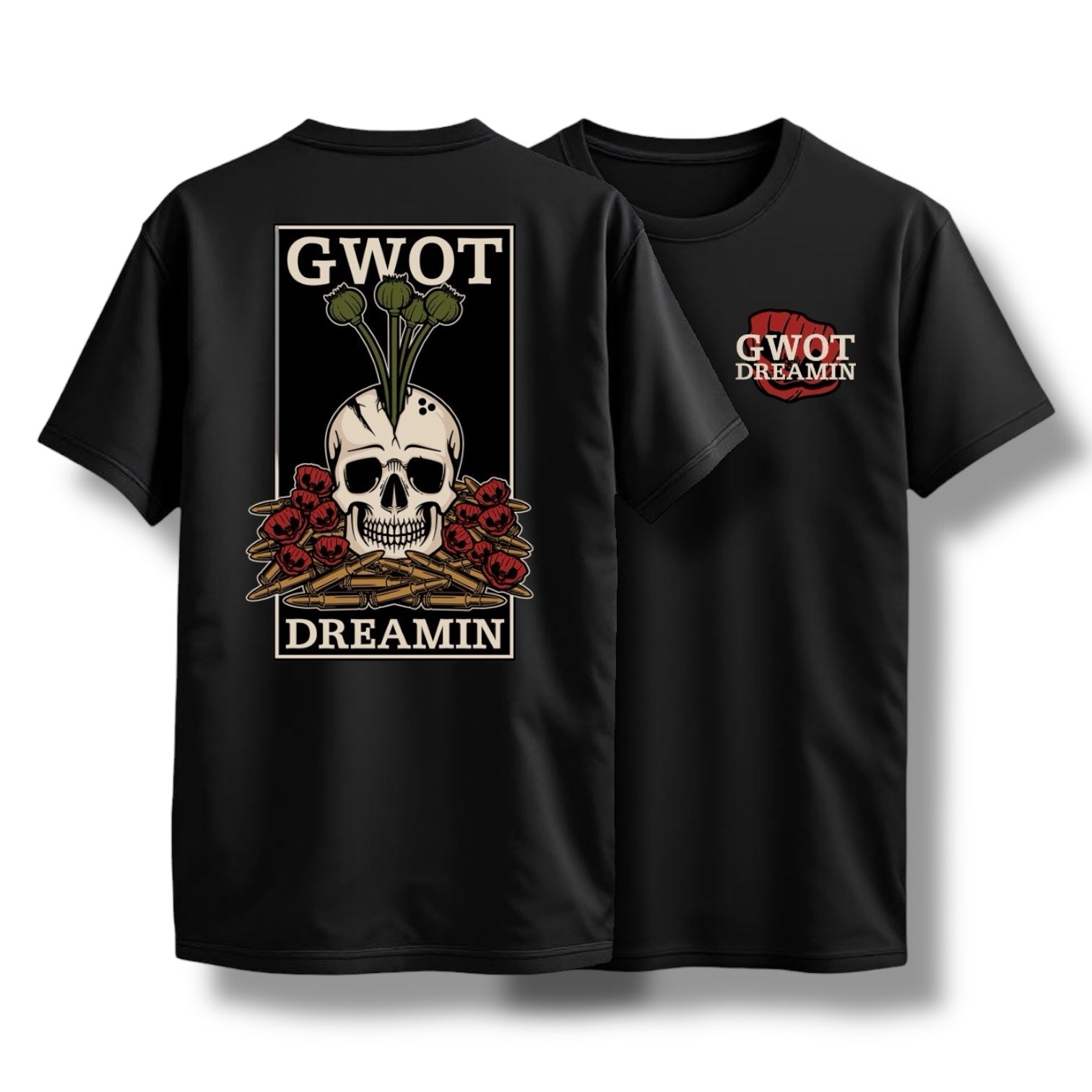 "GWOT DREAMIN" TEE (BLACK)