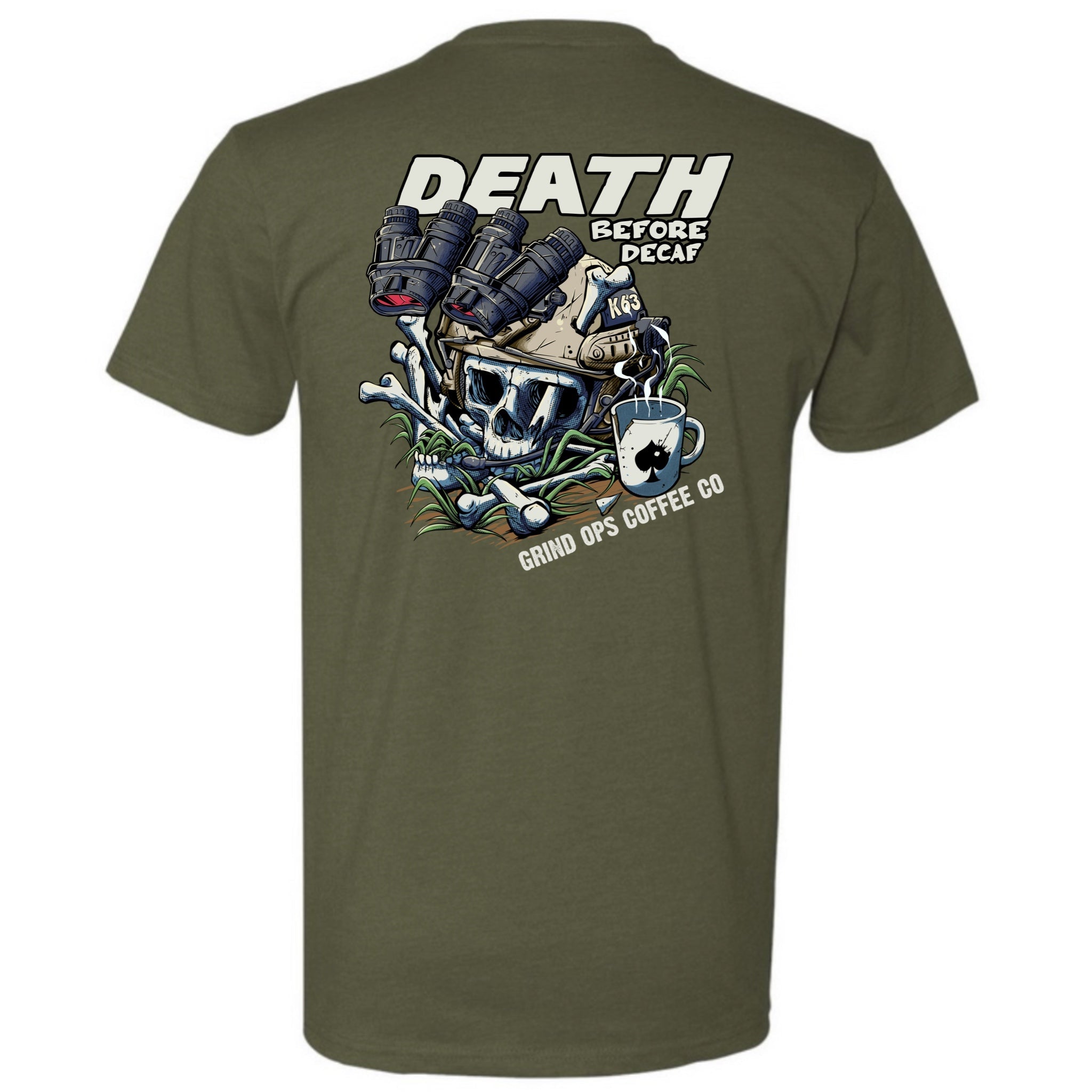 DEATH BEFORE DECAF TEE