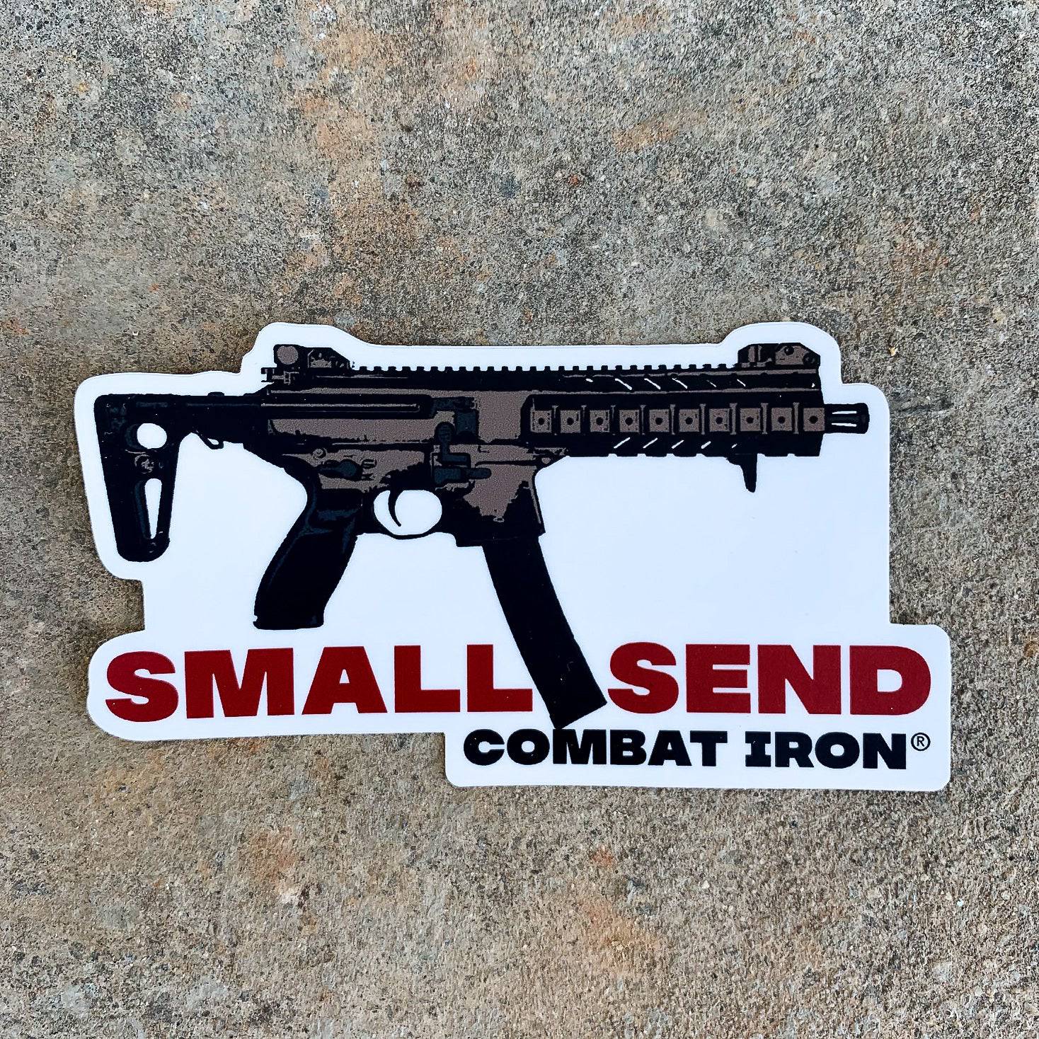 SMALL SEND RIFLE ALL WEATHER DECAL